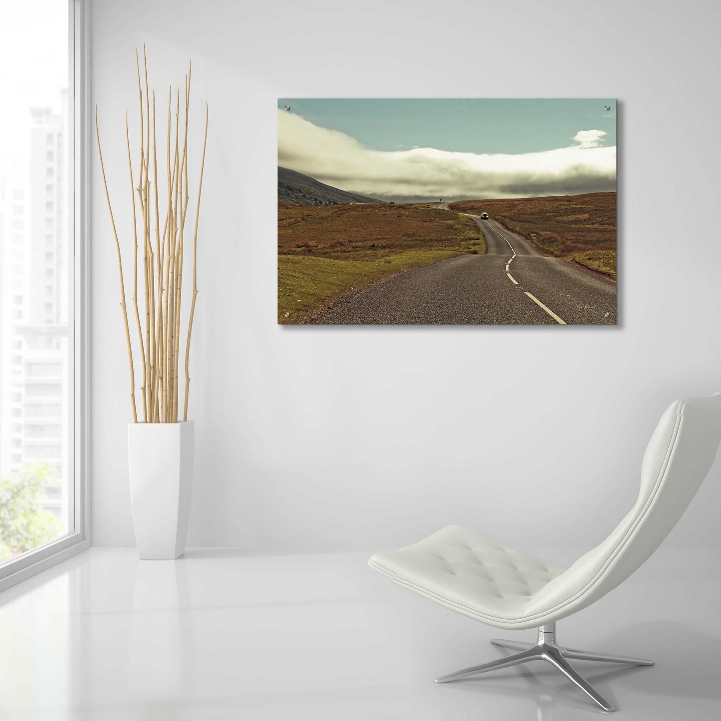 Epic Art 'The Open Road' by Keri Bevan, Acrylic Glass Wall Art,36x24