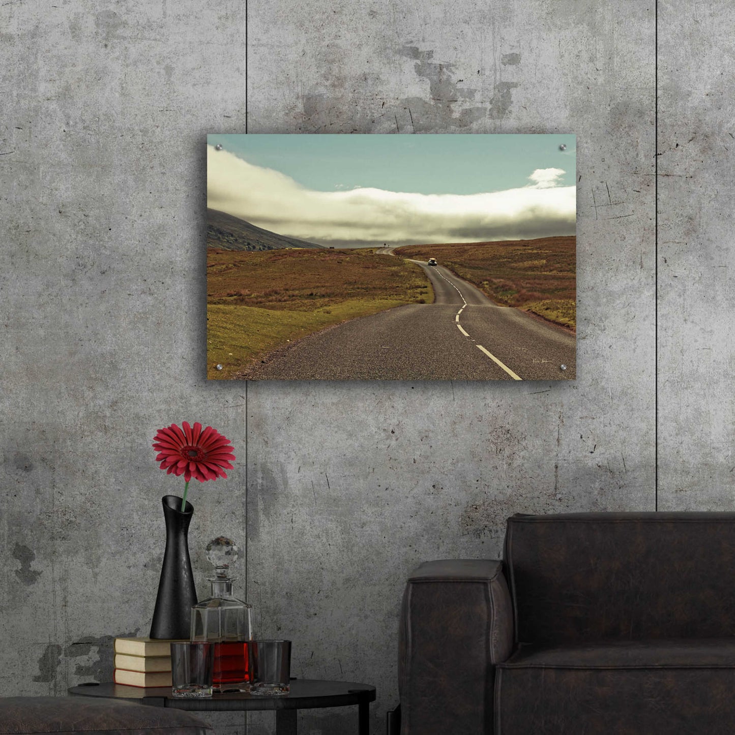 Epic Art 'The Open Road' by Keri Bevan, Acrylic Glass Wall Art,36x24