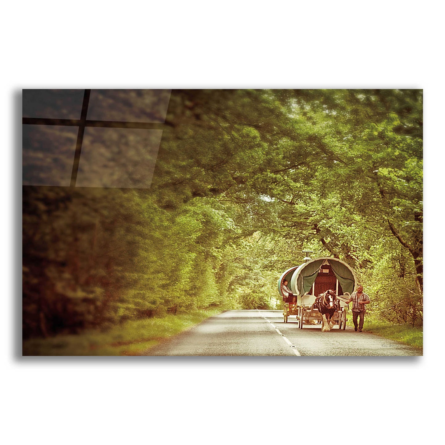 Epic Art 'The Road To Appleby' by Keri Bevan, Acrylic Glass Wall Art,16x12