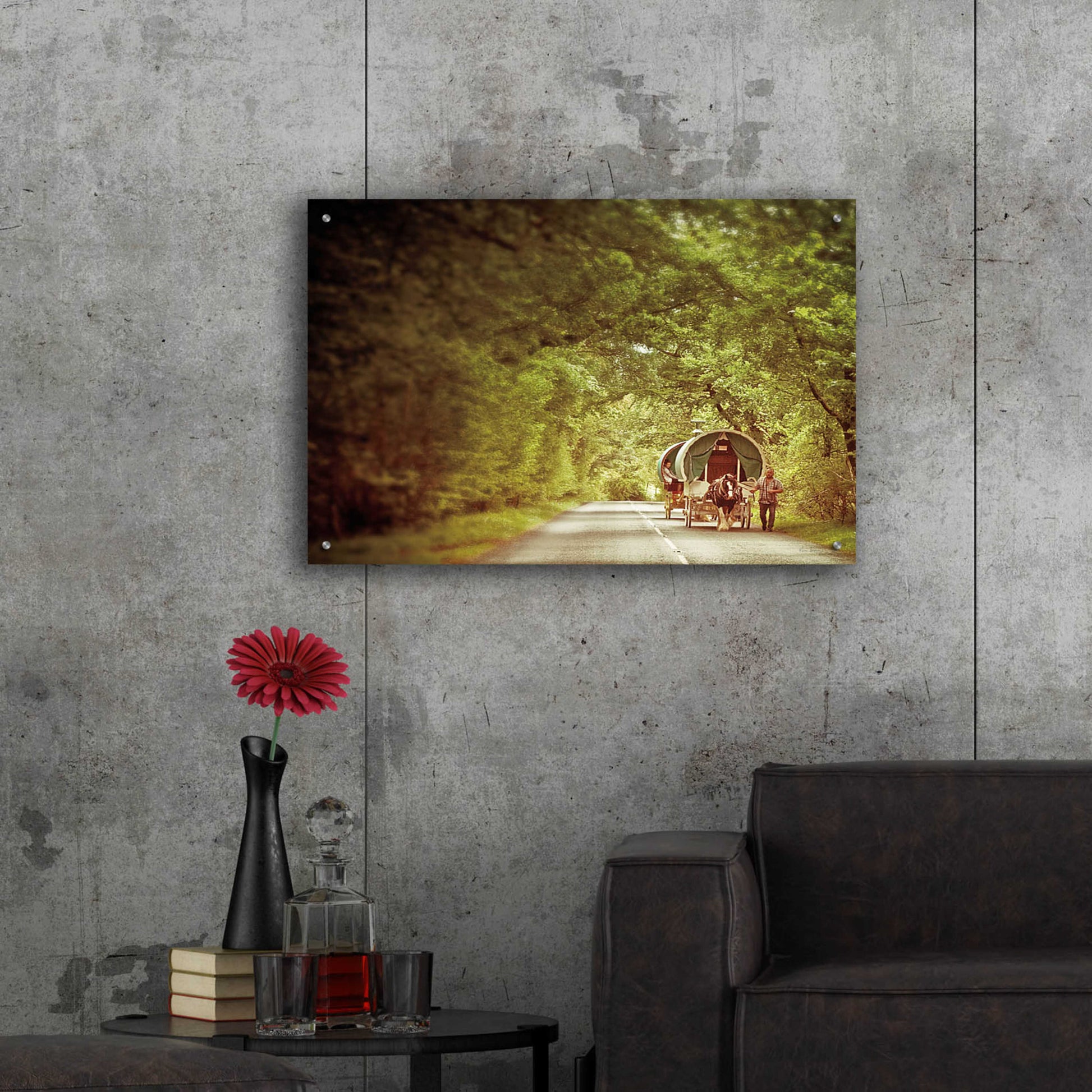 Epic Art 'The Road To Appleby' by Keri Bevan, Acrylic Glass Wall Art,36x24