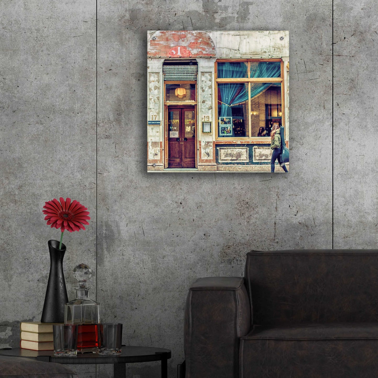 Epic Art 'Dalston Pub' by Keri Bevan, Acrylic Glass Wall Art,24x24