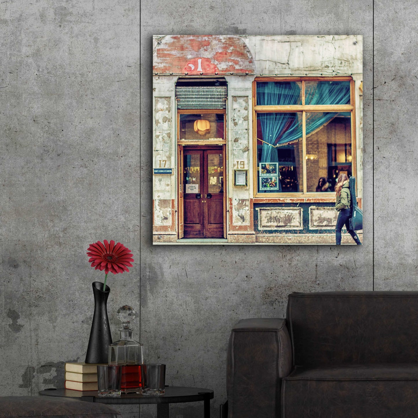 Epic Art 'Dalston Pub' by Keri Bevan, Acrylic Glass Wall Art,36x36