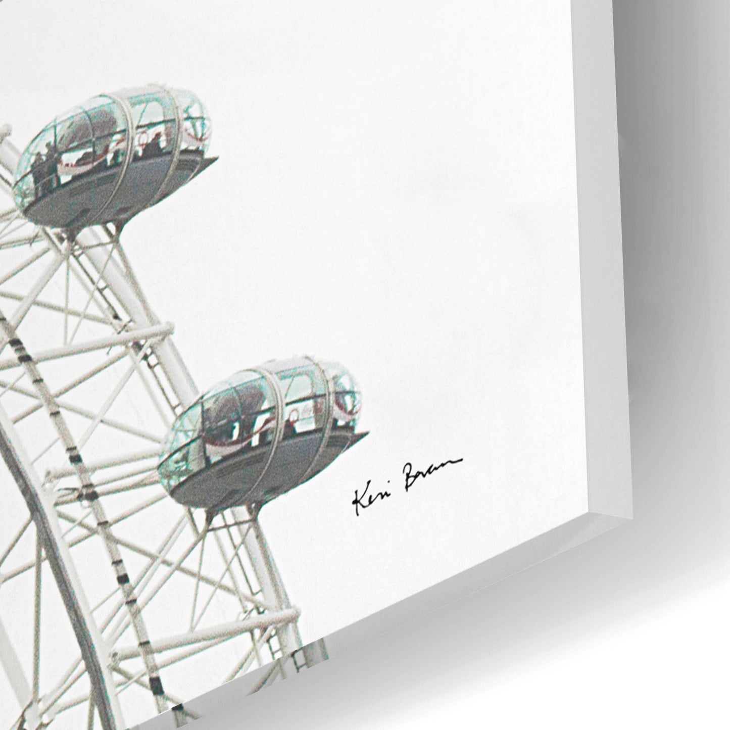 Epic Art 'London Eye I' by Keri Bevan, Acrylic Glass Wall Art,16x12