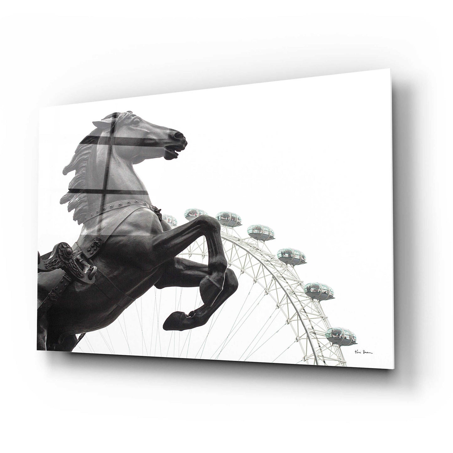 Epic Art 'London Eye I' by Keri Bevan, Acrylic Glass Wall Art,24x16