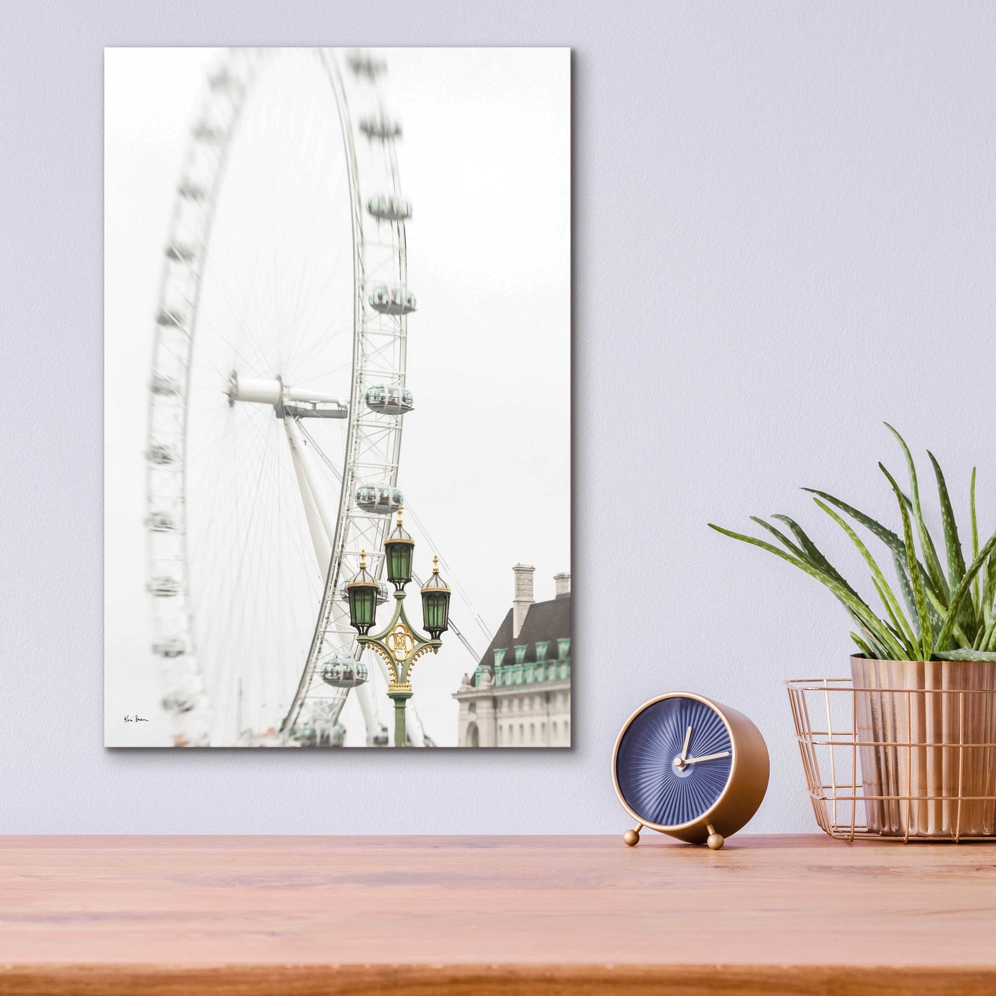 Epic Art 'London Eye II' by Keri Bevan, Acrylic Glass Wall Art,12x16