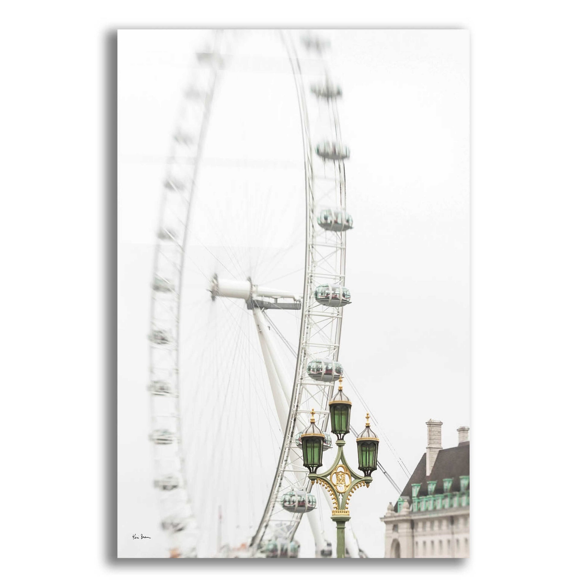 Epic Art 'London Eye II' by Keri Bevan, Acrylic Glass Wall Art,12x16