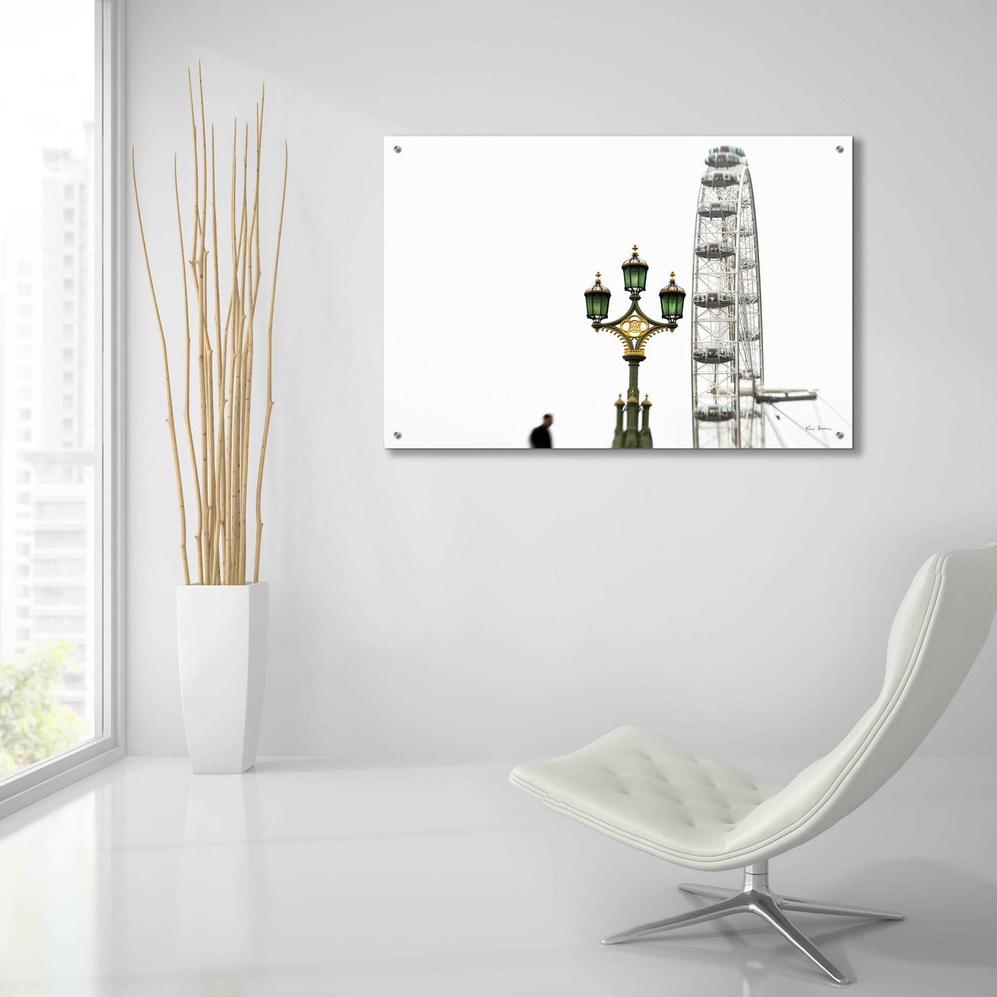 Epic Art 'London Eye III' by Keri Bevan, Acrylic Glass Wall Art,36x24