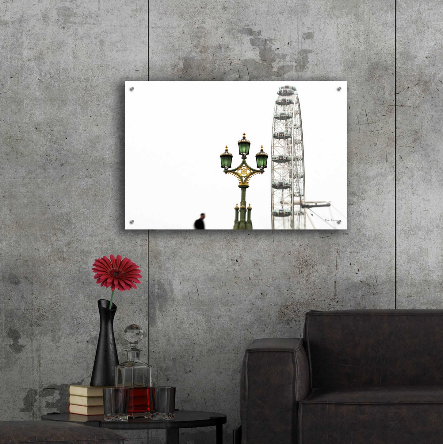 Epic Art 'London Eye III' by Keri Bevan, Acrylic Glass Wall Art,36x24