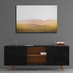 Epic Art 'A Watercolor Wash Of Light Crop Mustard And Blush' by Keri Bevan, Acrylic Glass Wall Art,36x24