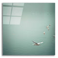 Epic Art 'Soul Birds Harbor Gray' by Keri Bevan, Acrylic Glass Wall Art