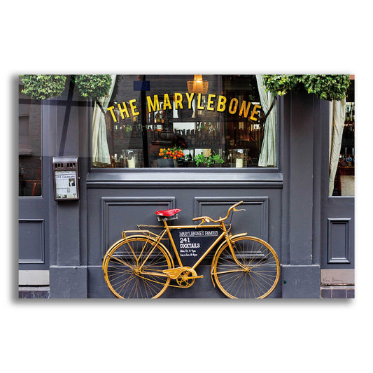 Epic Art 'Marylebone Bike' by Keri Bevan, Acrylic Glass Wall Art
