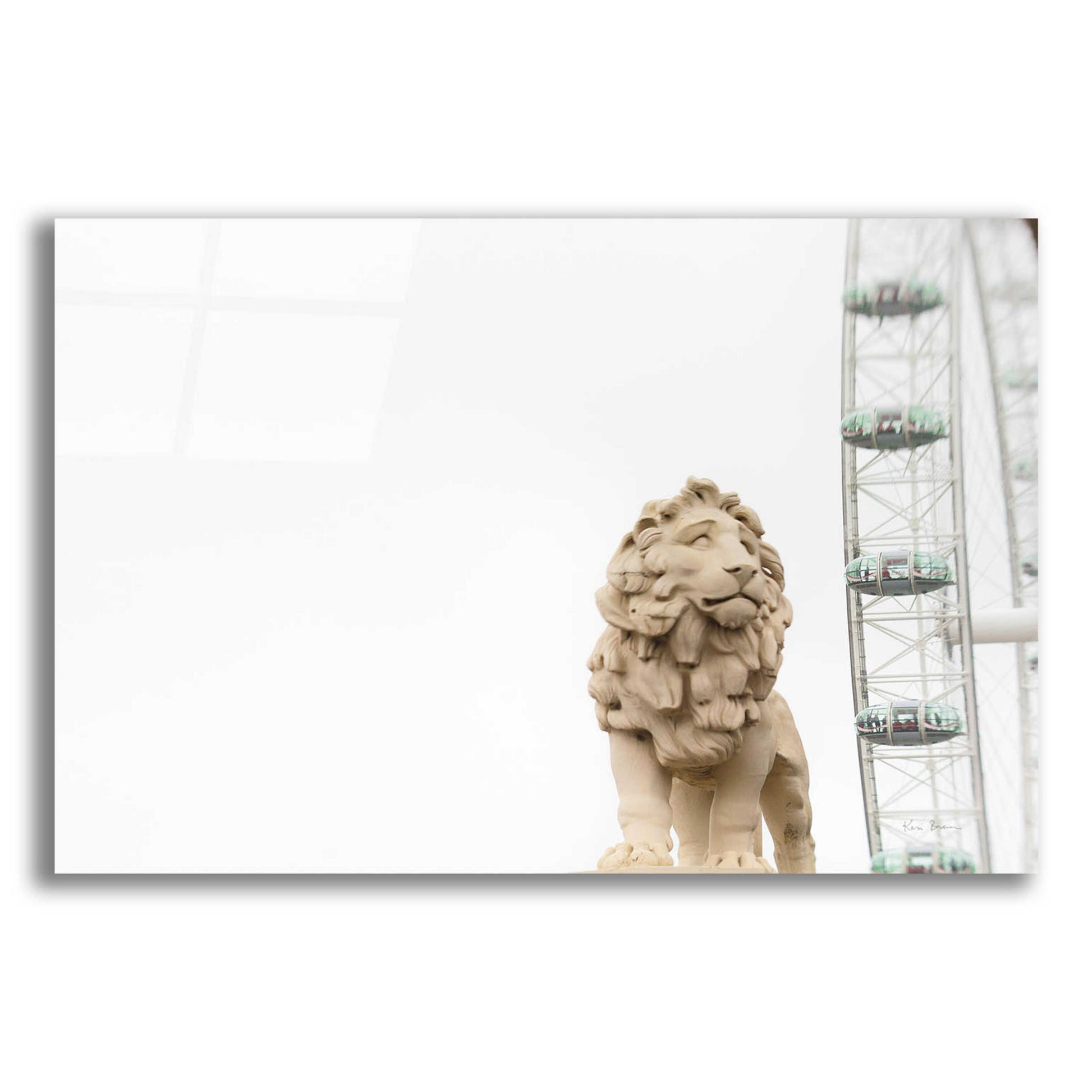 Epic Art 'Lion Of London' by Keri Bevan, Acrylic Glass Wall Art