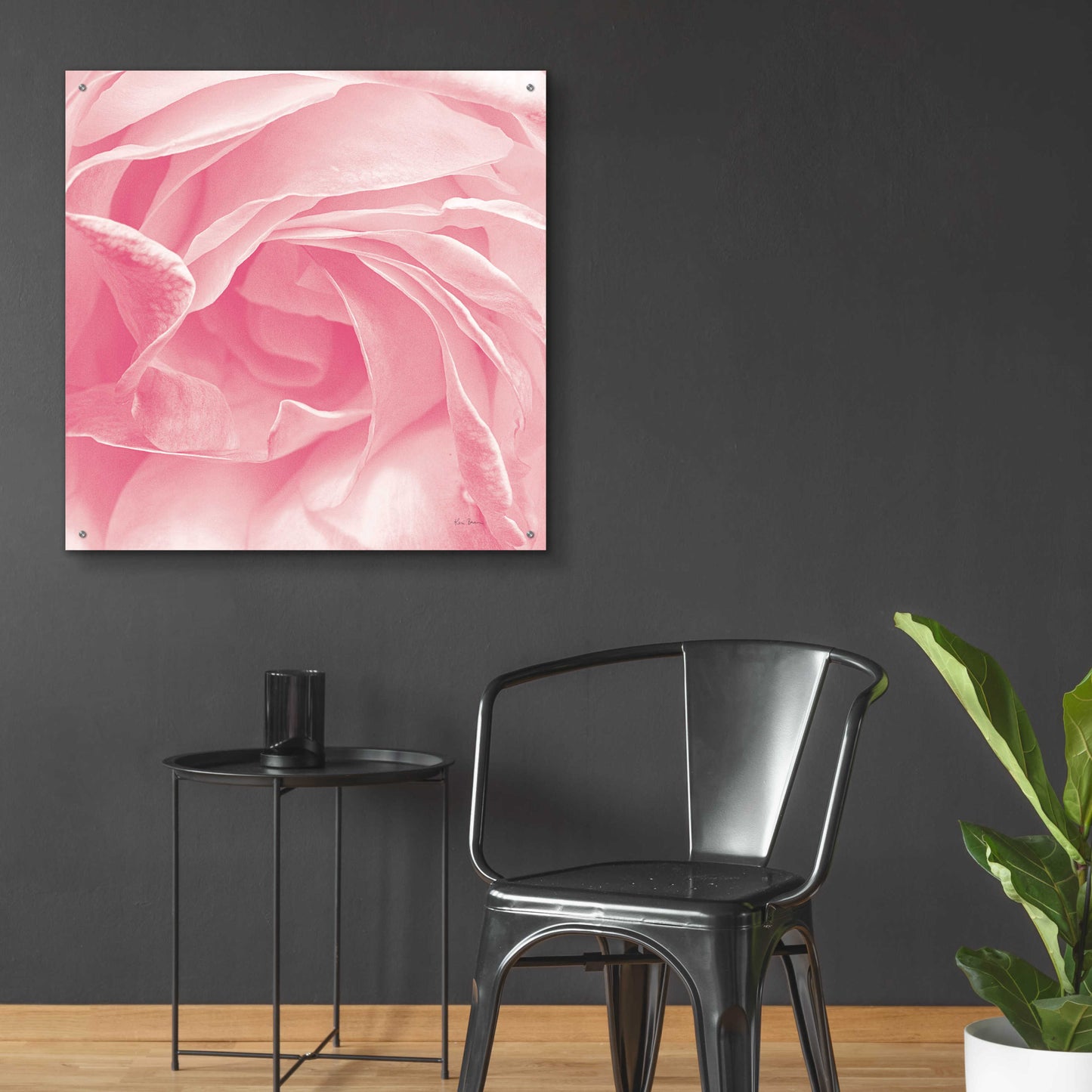 Epic Art 'Georgia Pink' by Keri Bevan, Acrylic Glass Wall Art,36x36