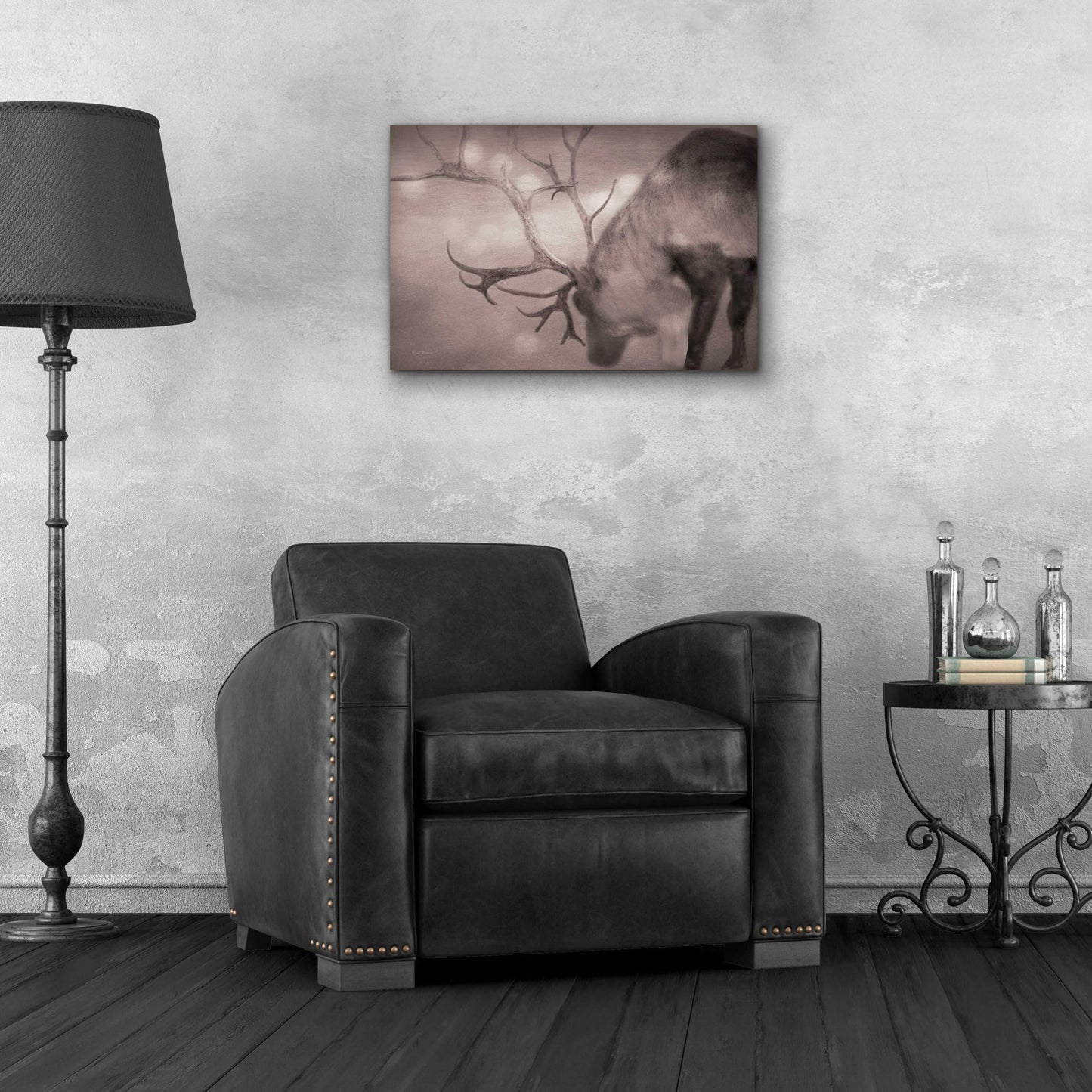 Epic Art 'If On A Winters Night Sepia' by Keri Bevan, Acrylic Glass Wall Art,24x16