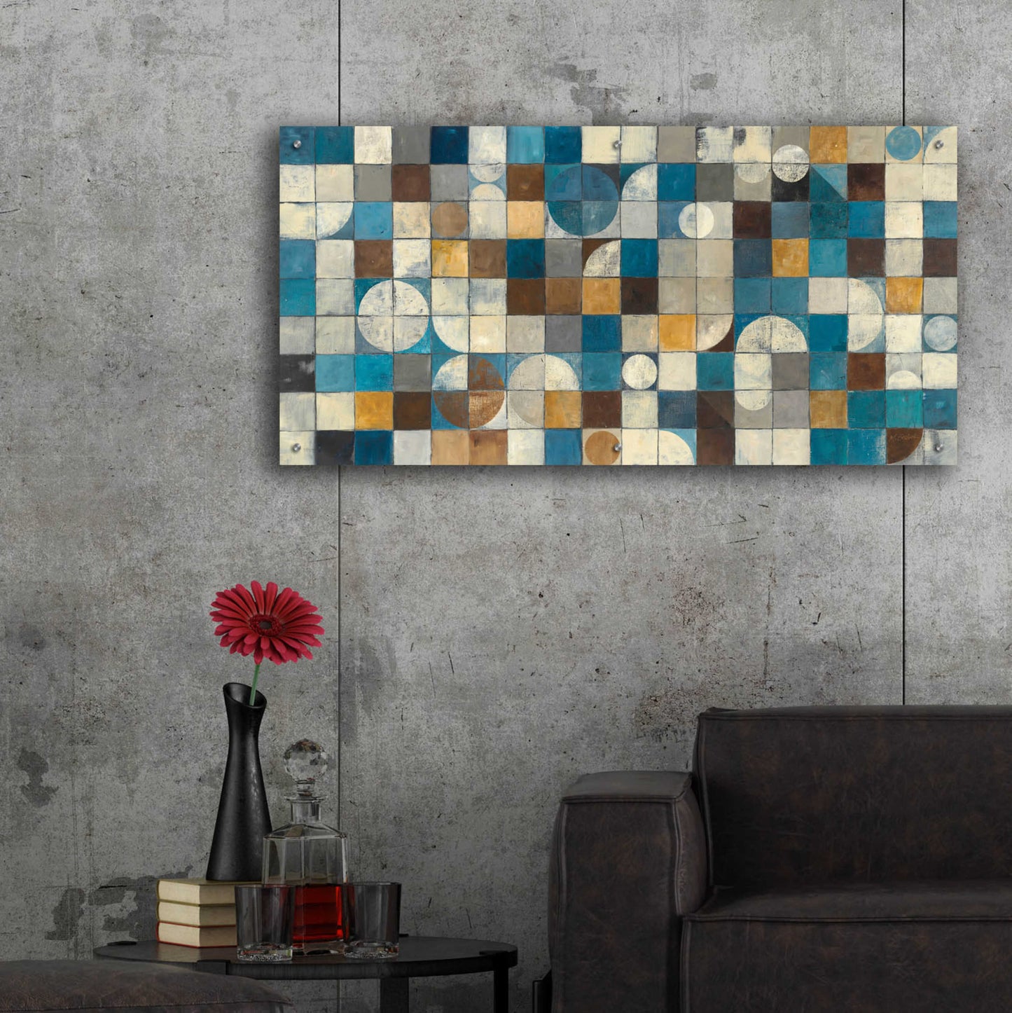 Epic Art 'Tango' by Mike Schick, Acrylic Glass Wall Art,48x24