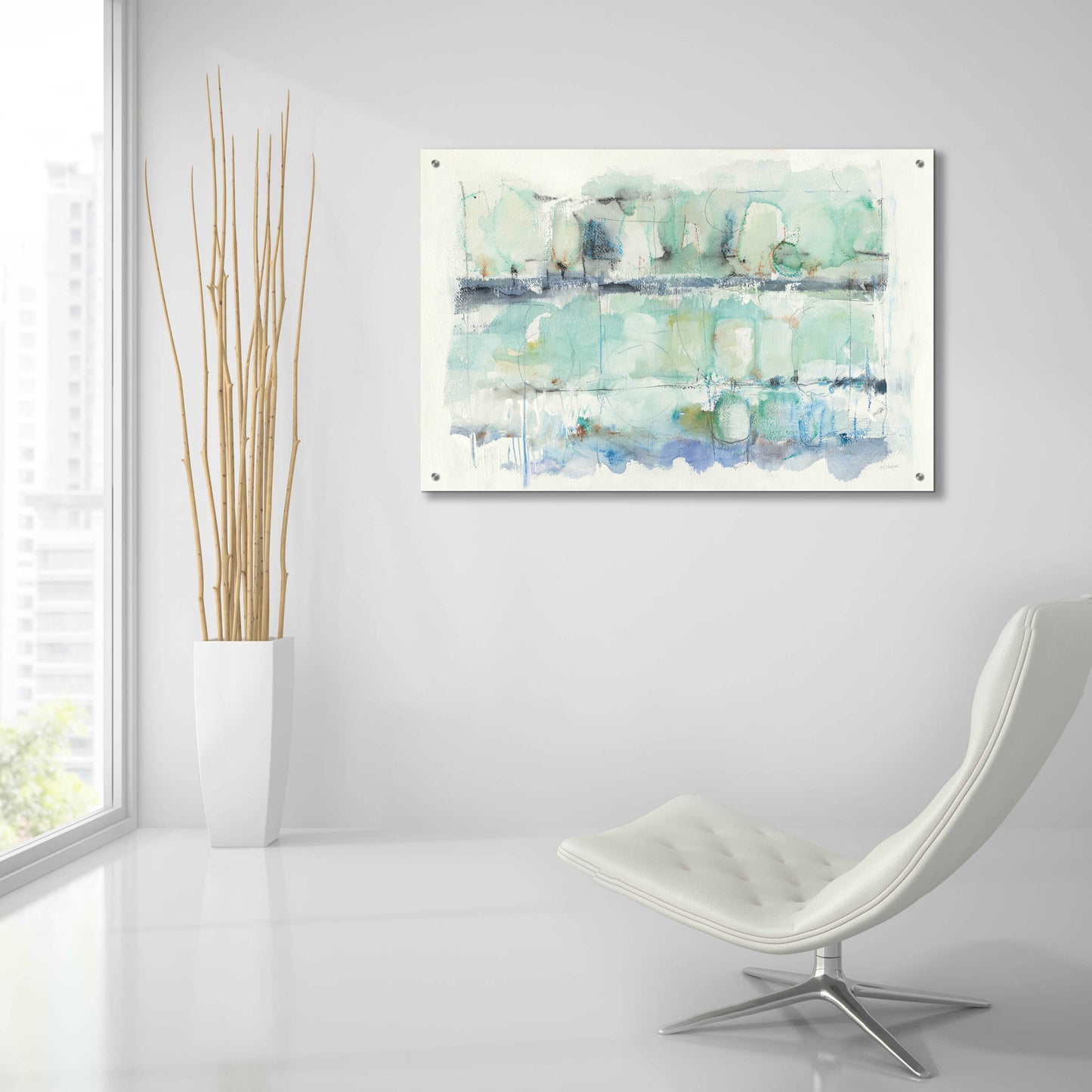 Epic Art 'North Shore Crop' by Mike Schick, Acrylic Glass Wall Art,36x24