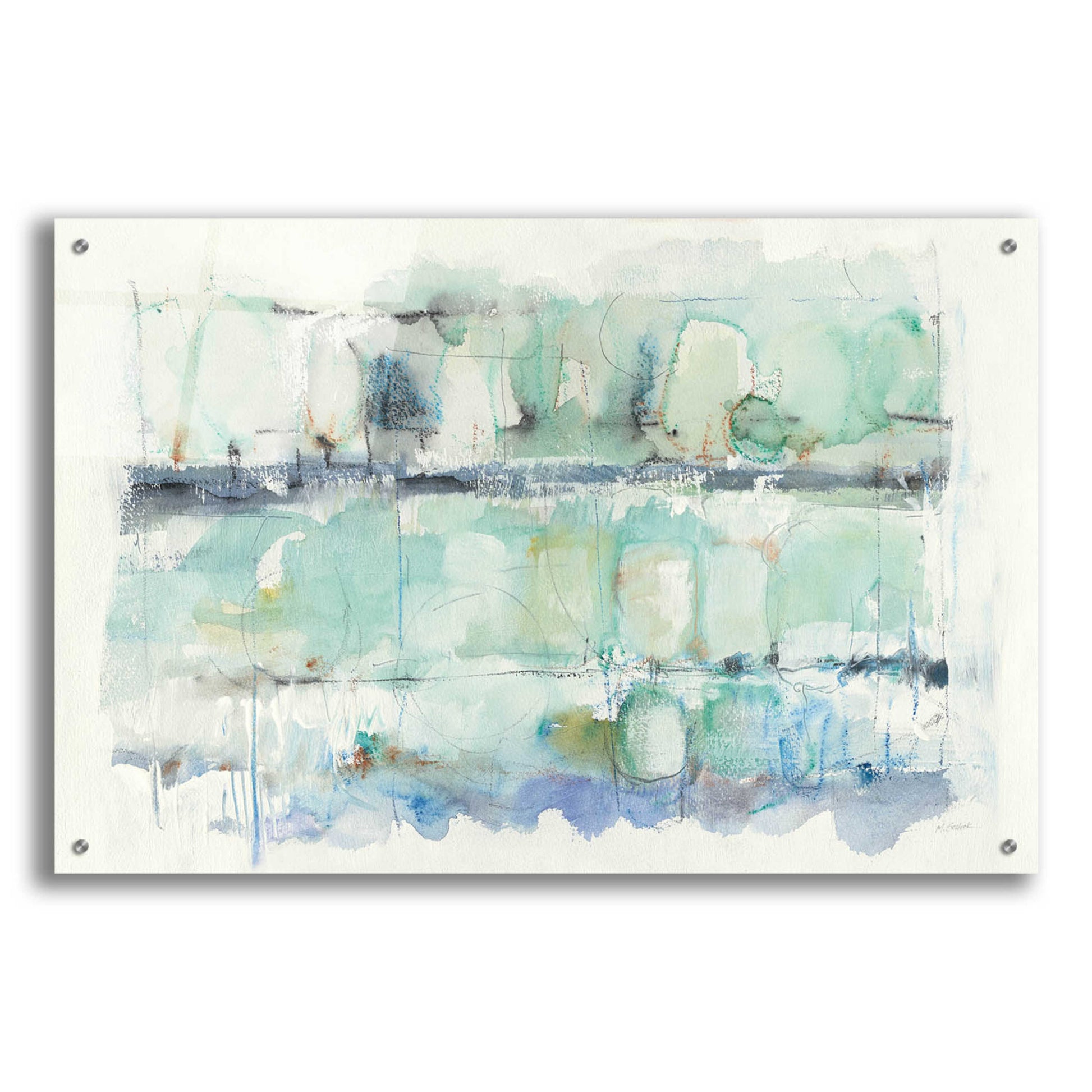 Epic Art 'North Shore Crop' by Mike Schick, Acrylic Glass Wall Art,36x24