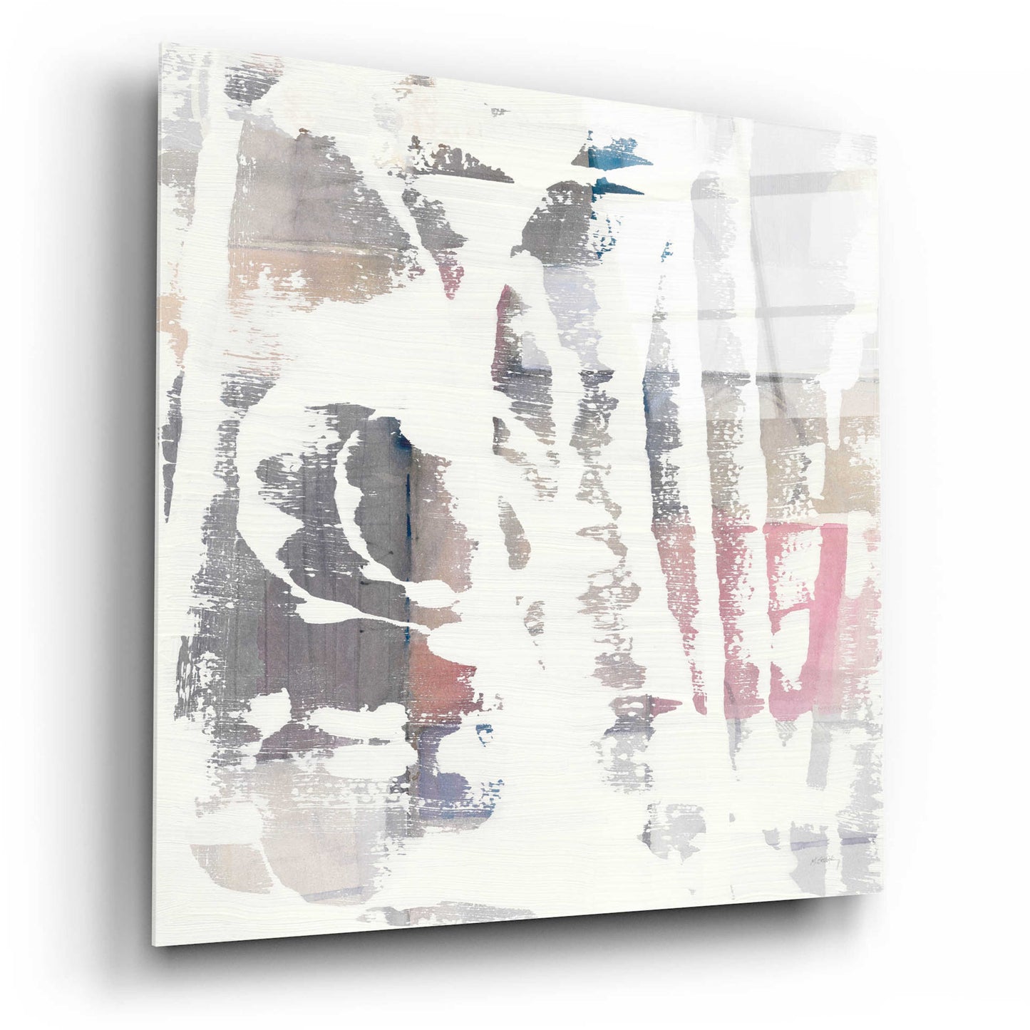 Epic Art 'White Out Crop' by Mike Schick, Acrylic Glass Wall Art,12x12