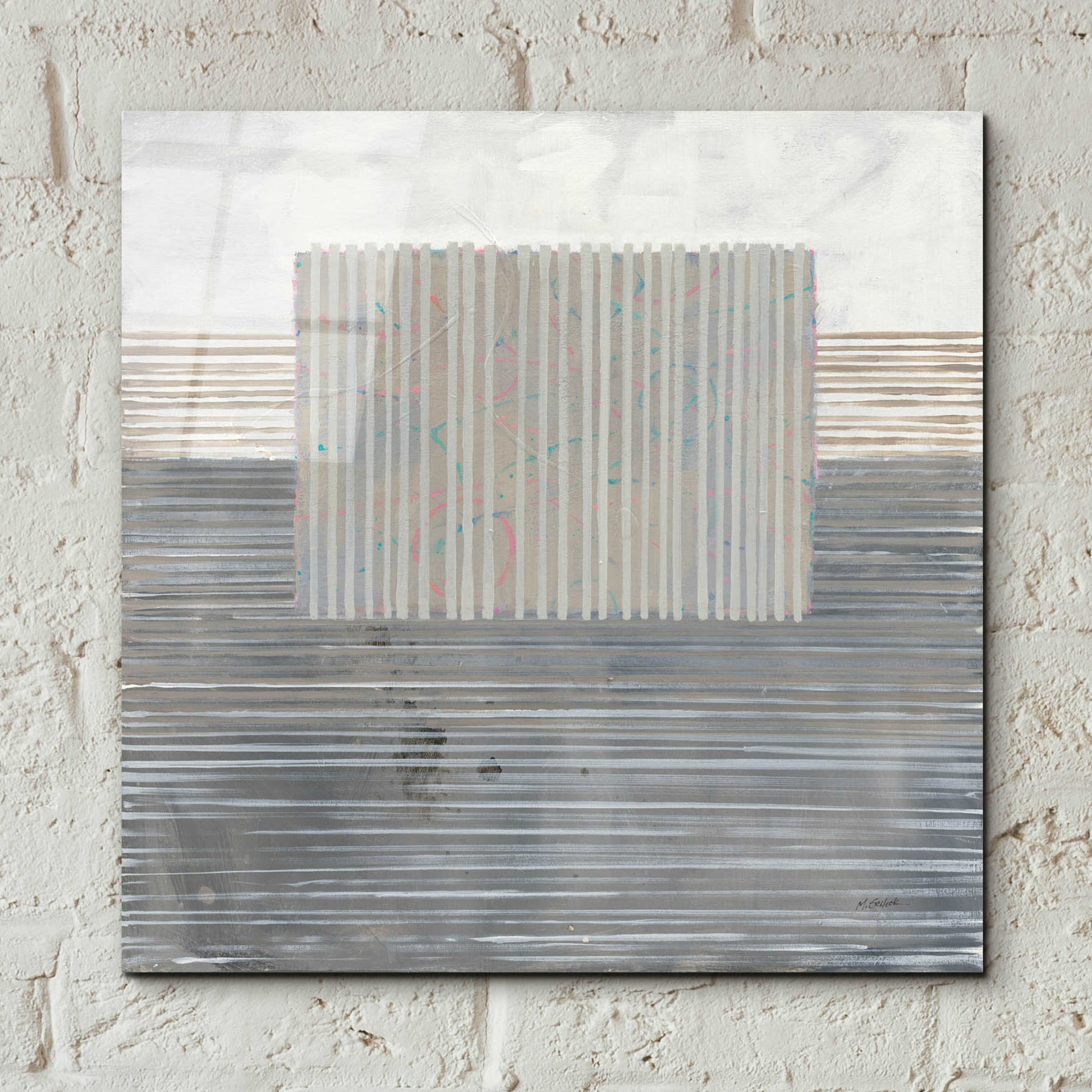 Epic Art 'Layers Of Reality' by Mike Schick, Acrylic Glass Wall Art,12x12