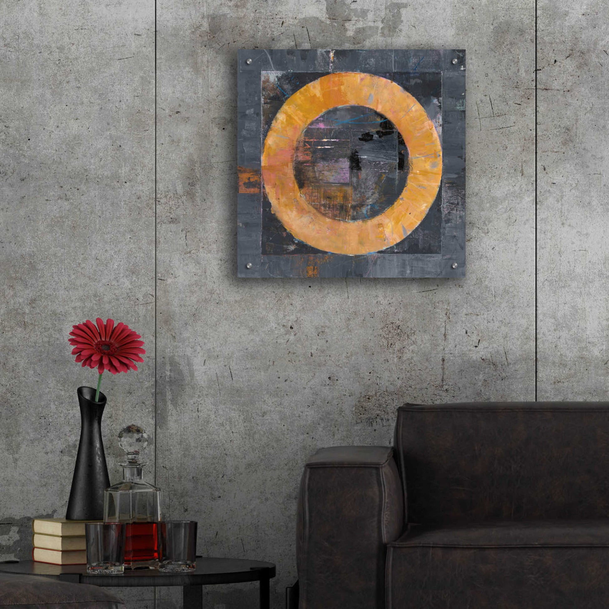 Epic Art 'Roundabout' by Mike Schick, Acrylic Glass Wall Art,24x24