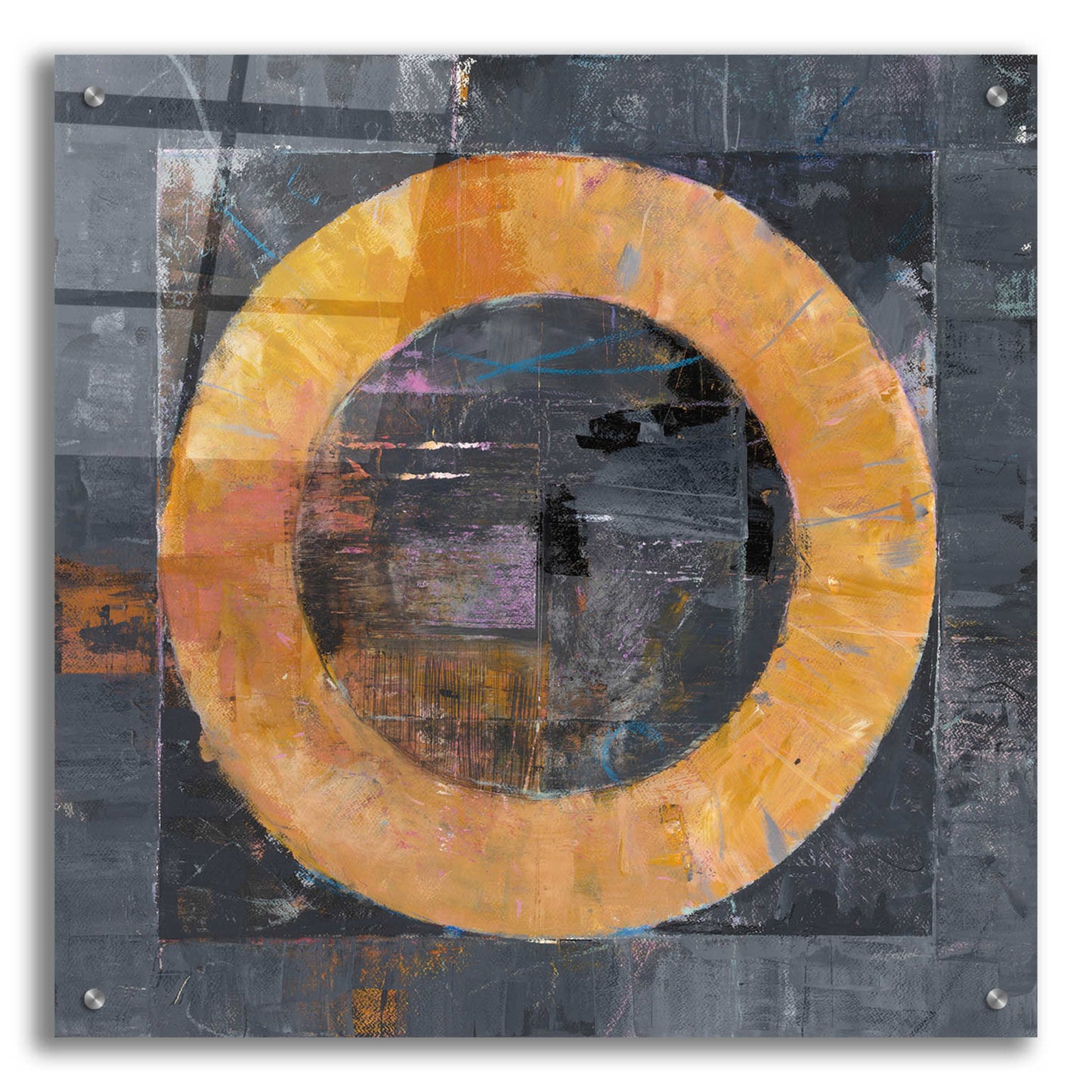 Epic Art 'Roundabout' by Mike Schick, Acrylic Glass Wall Art,24x24