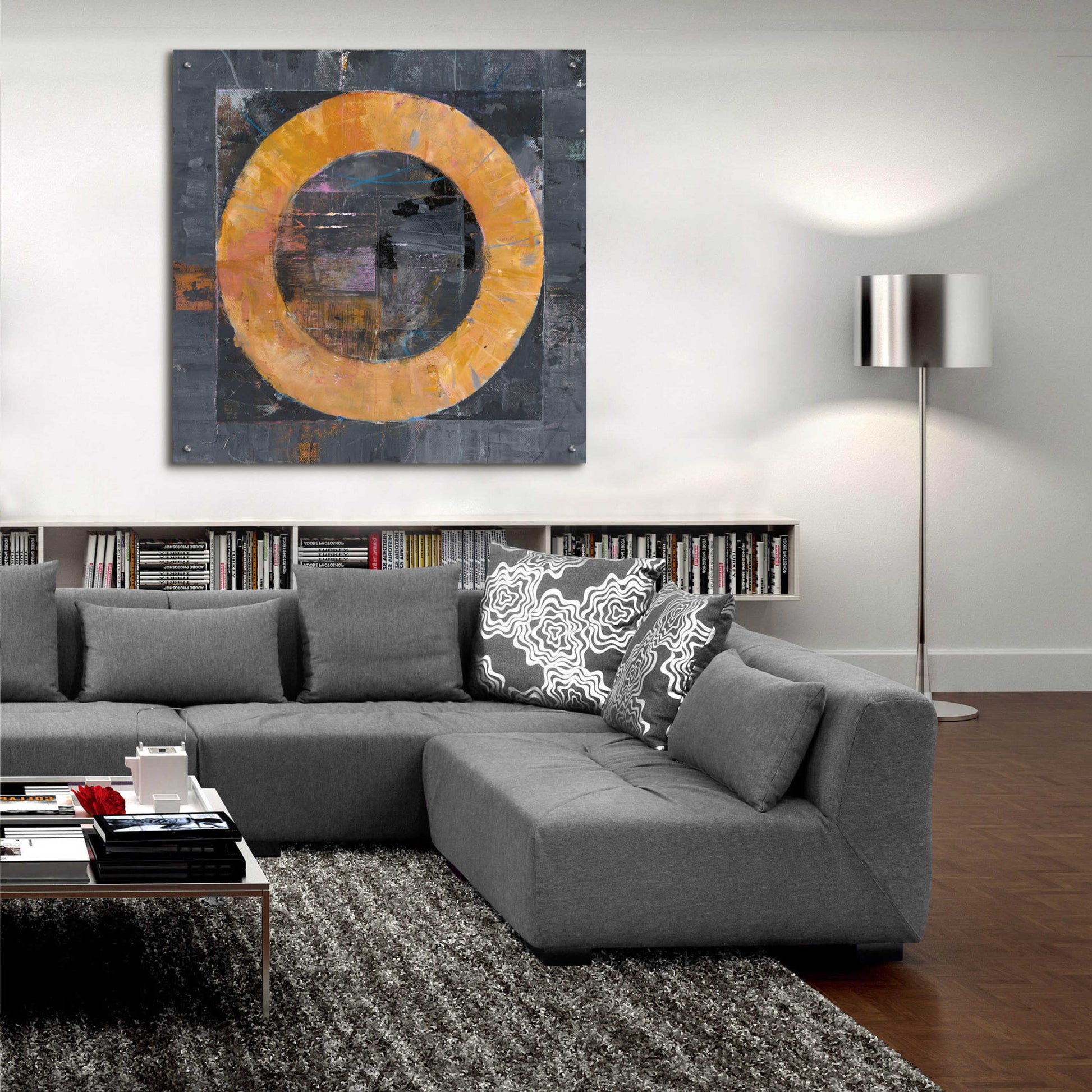 Epic Art 'Roundabout' by Mike Schick, Acrylic Glass Wall Art,36x36