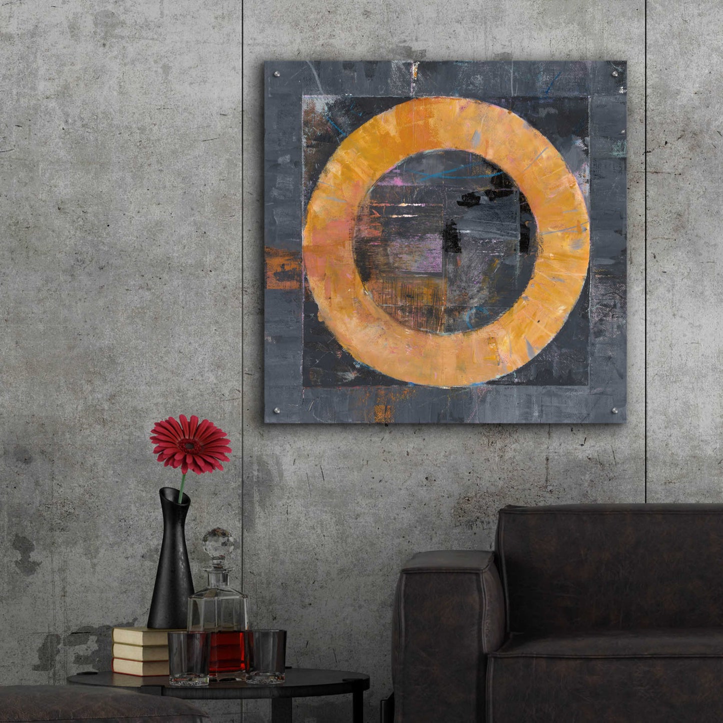 Epic Art 'Roundabout' by Mike Schick, Acrylic Glass Wall Art,36x36