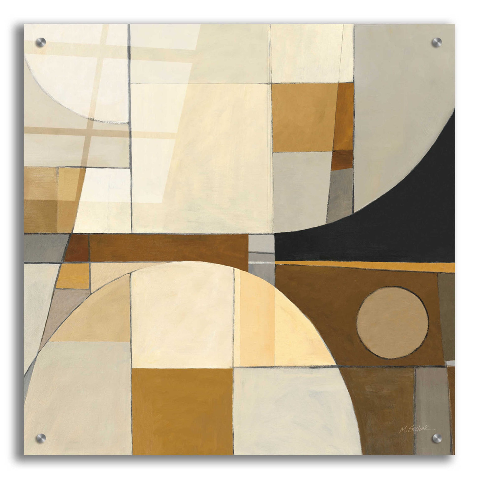 Epic Art 'Champagne IV Crop' by Mike Schick, Acrylic Glass Wall Art,24x24