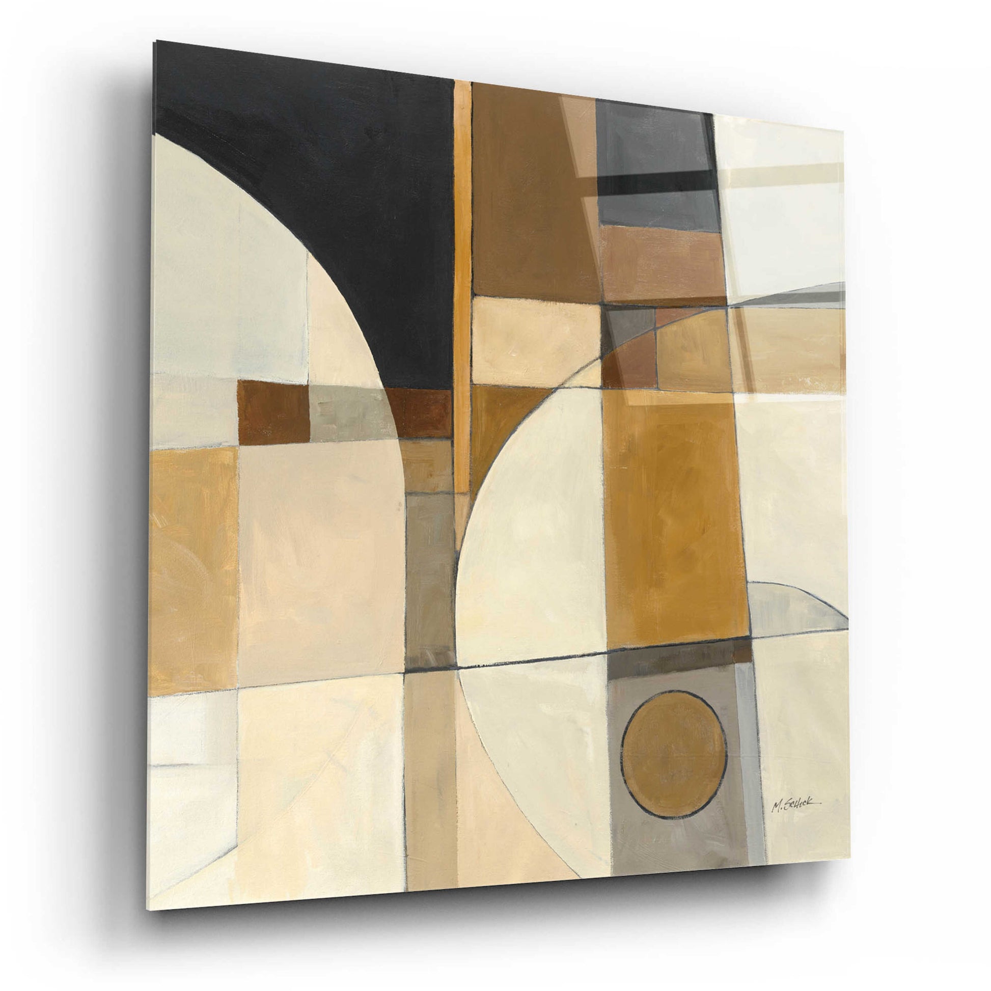 Epic Art 'Champagne III Crop' by Mike Schick, Acrylic Glass Wall Art,12x12