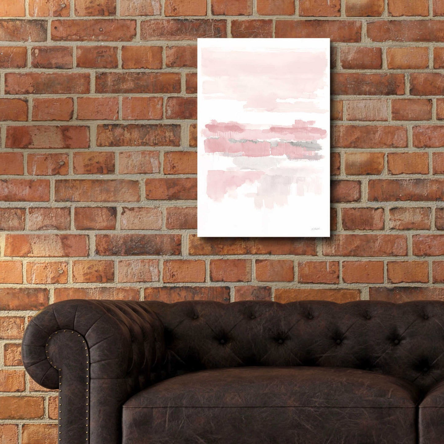 Epic Art 'Blush Wetlands Crop' by Mike Schick, Acrylic Glass Wall Art,16x24