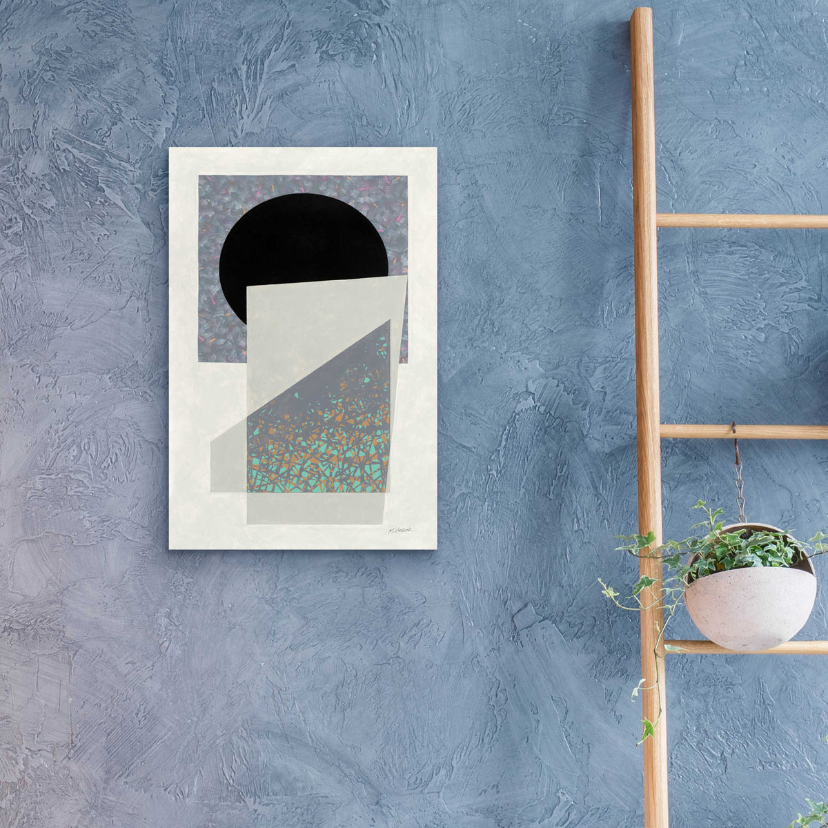 Epic Art 'Full Moon I V2' by Mike Schick, Acrylic Glass Wall Art,16x24