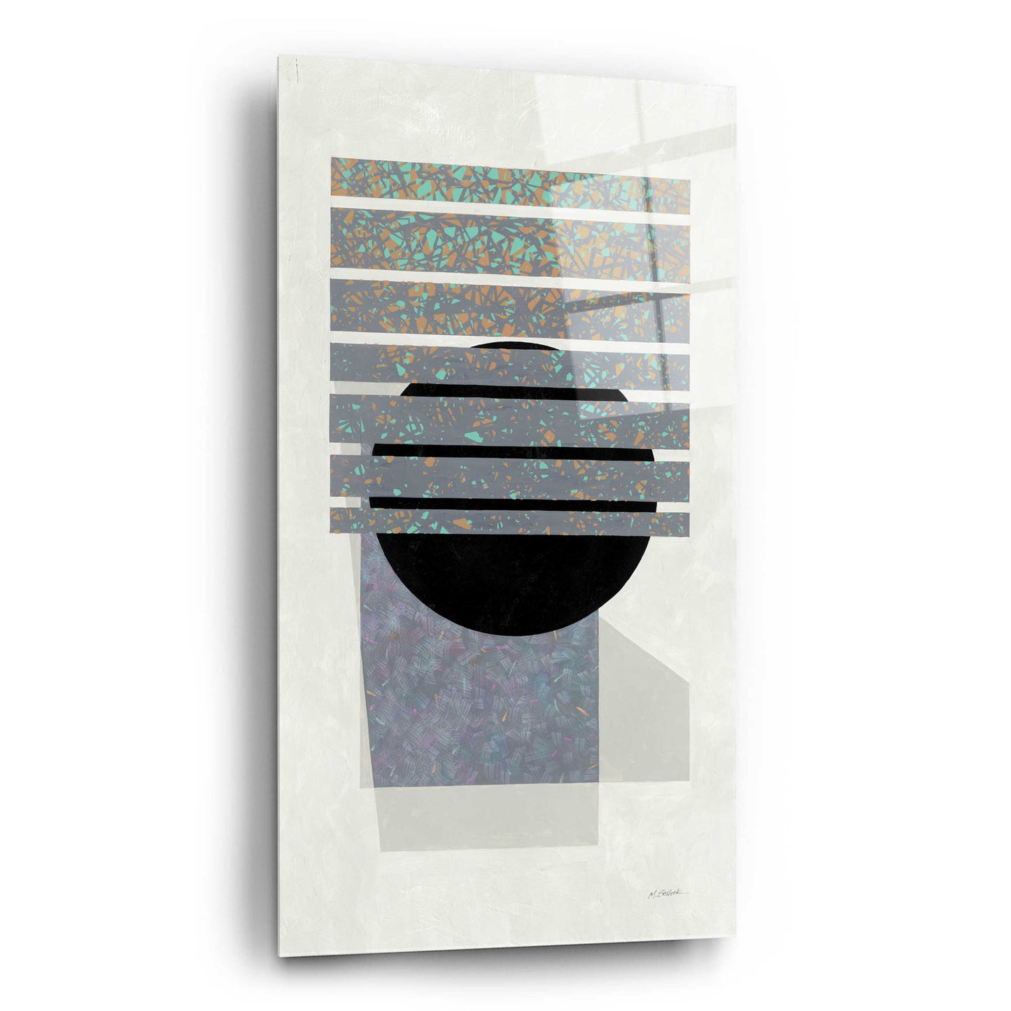 Epic Art 'Full Moon II V2 Panel' by Mike Schick, Acrylic Glass Wall Art,12x24