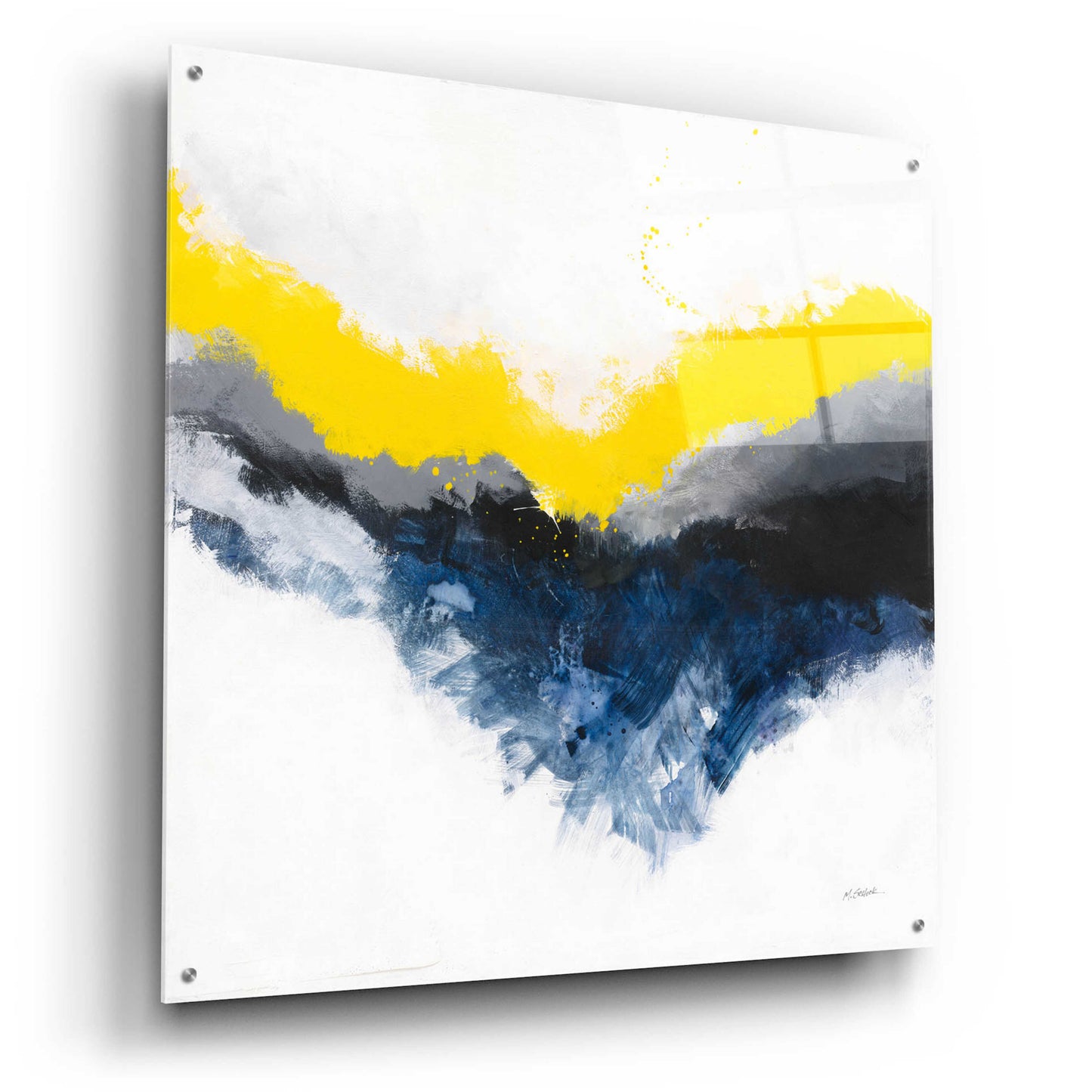 Epic Art 'Cascade' by Mike Schick, Acrylic Glass Wall Art,36x36