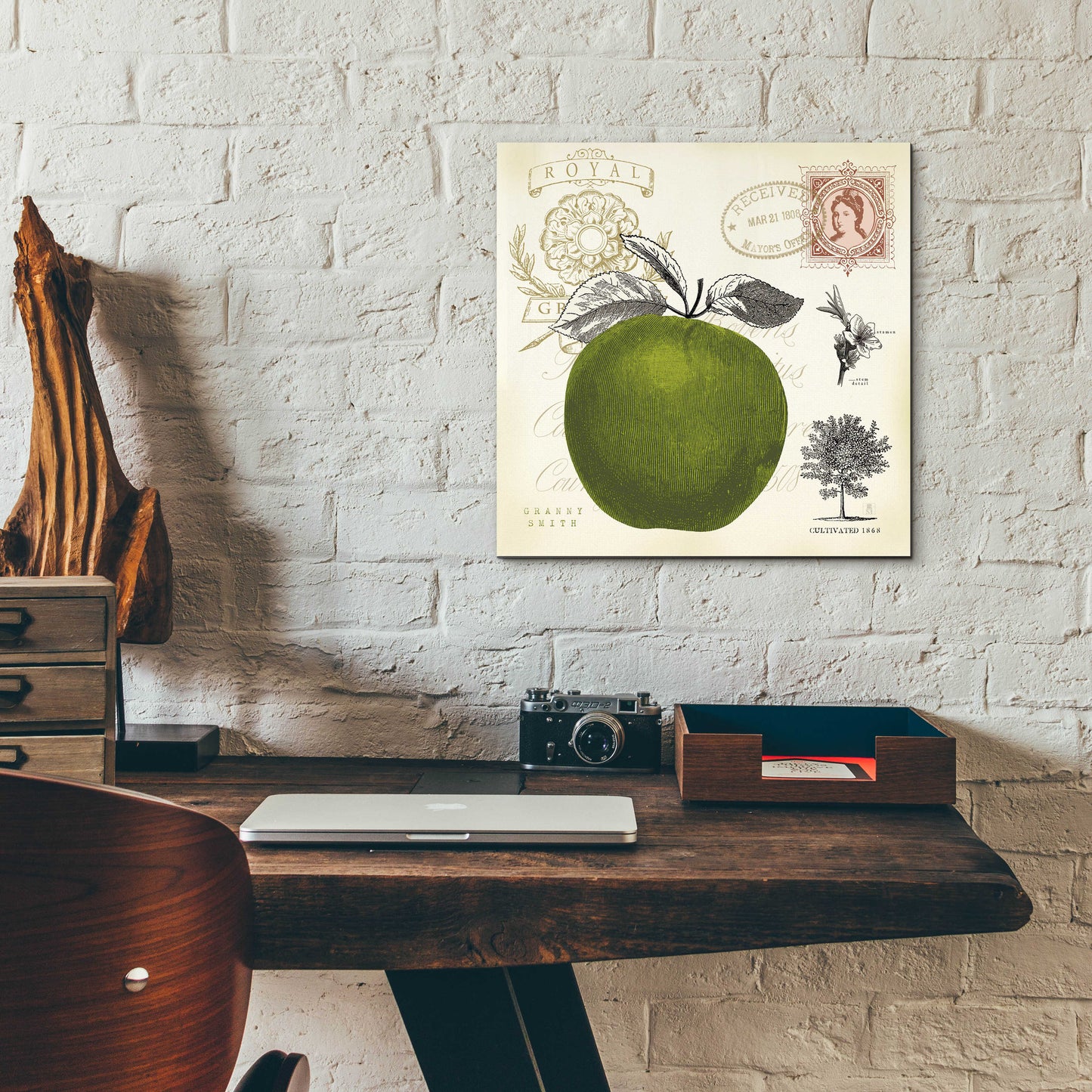 Epic Art 'Apple Notes' by Studio Mousseau, Acrylic Glass Wall Art,12x12