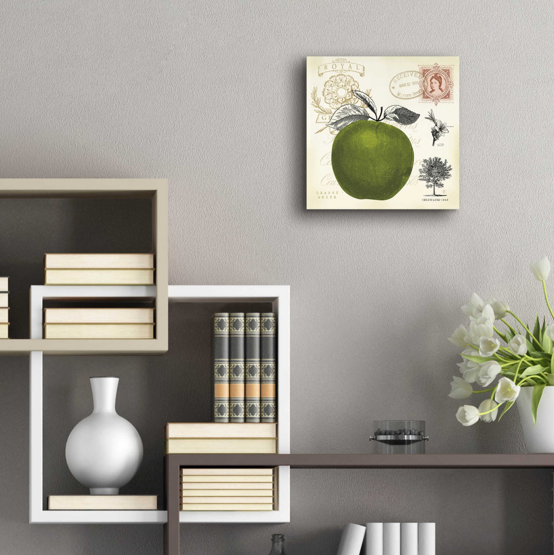 Epic Art 'Apple Notes' by Studio Mousseau, Acrylic Glass Wall Art,12x12