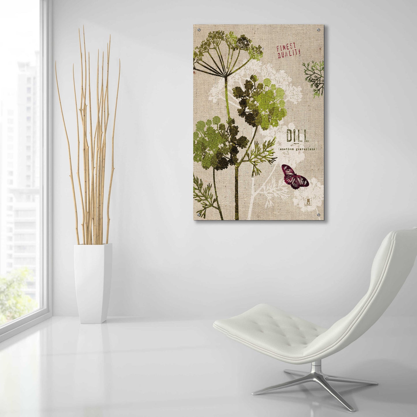 Epic Art 'Organic Dill' by Studio Mousseau, Acrylic Glass Wall Art,24x36