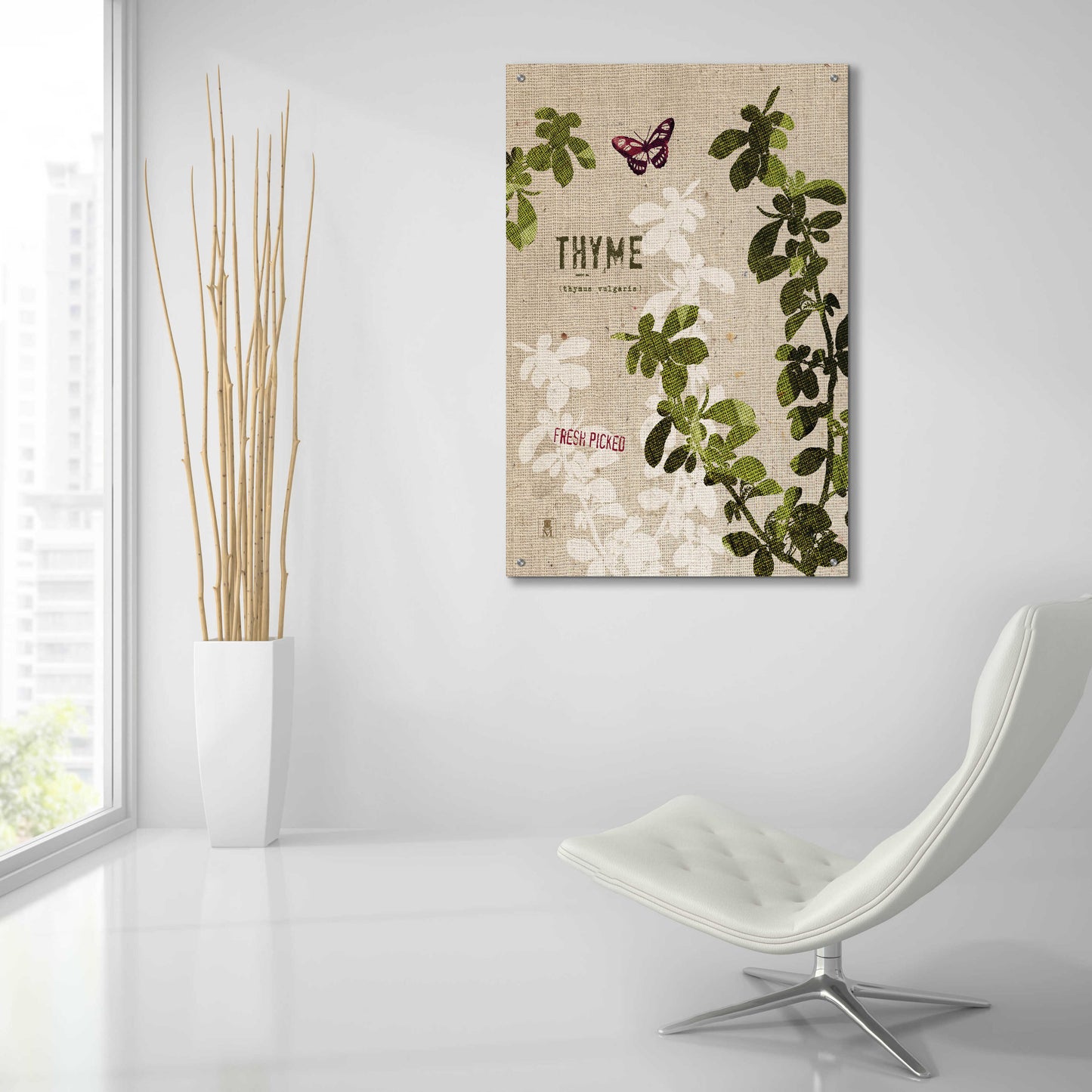 Epic Art 'Organic Thyme' by Studio Mousseau, Acrylic Glass Wall Art,24x36