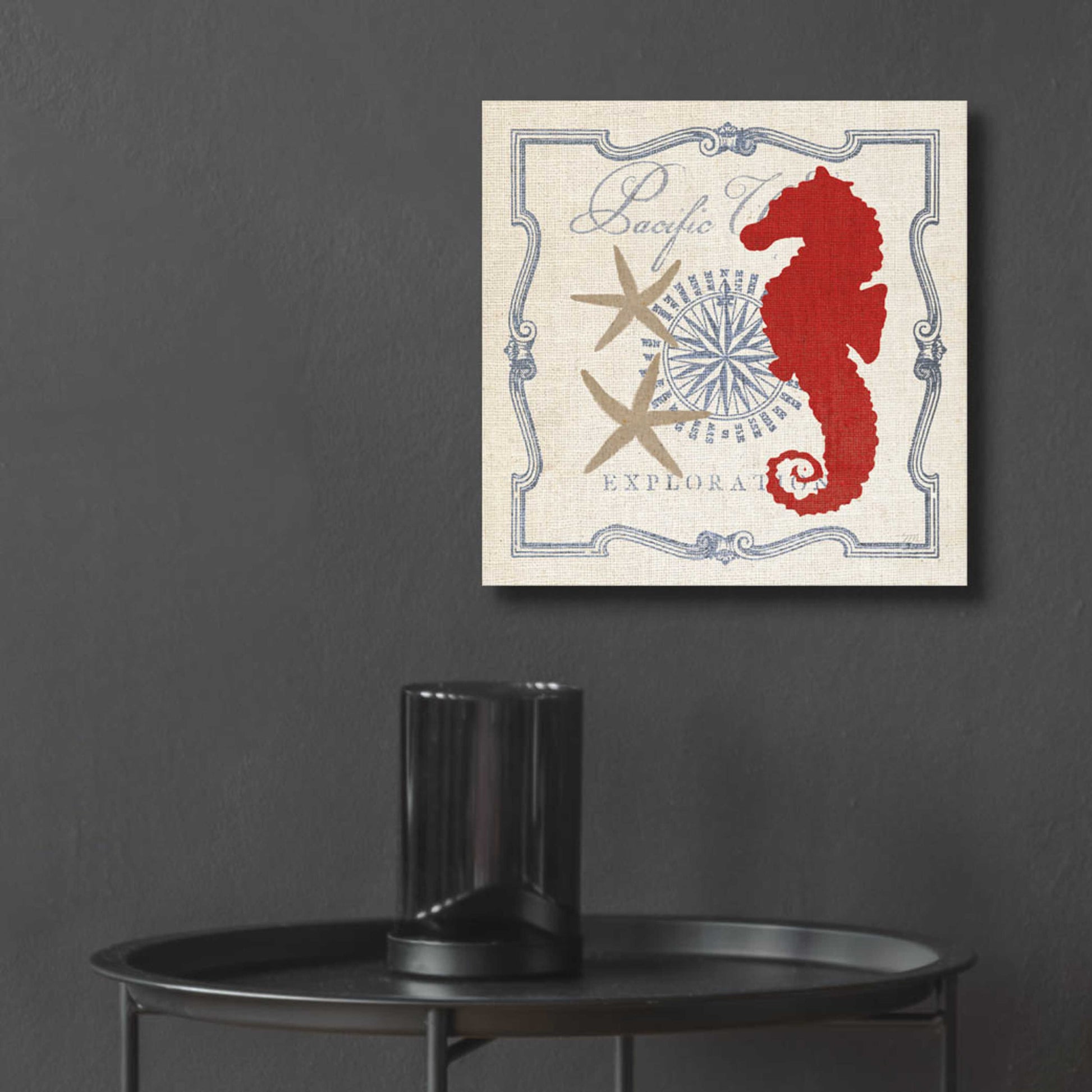 Epic Art 'Pacific Seahorse' by Studio Mousseau, Acrylic Glass Wall Art,12x12