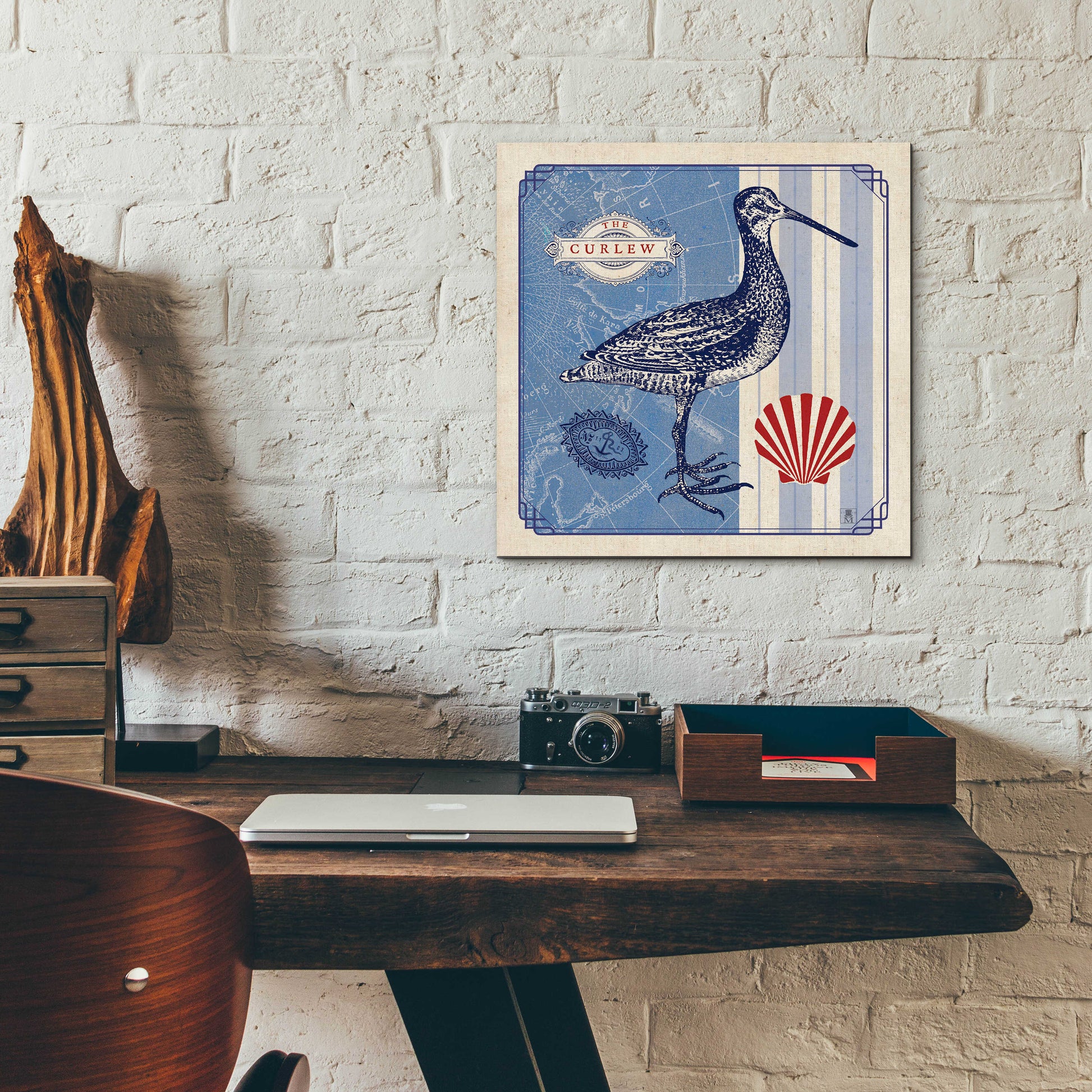 Epic Art 'Sea Bird III' by Studio Mousseau, Acrylic Glass Wall Art,12x12