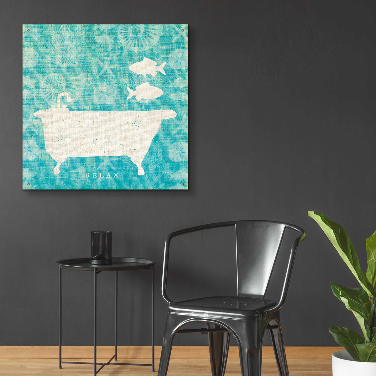 Epic Art 'Pacific Bath I' by Studio Mousseau, Acrylic Glass Wall Art,36x36