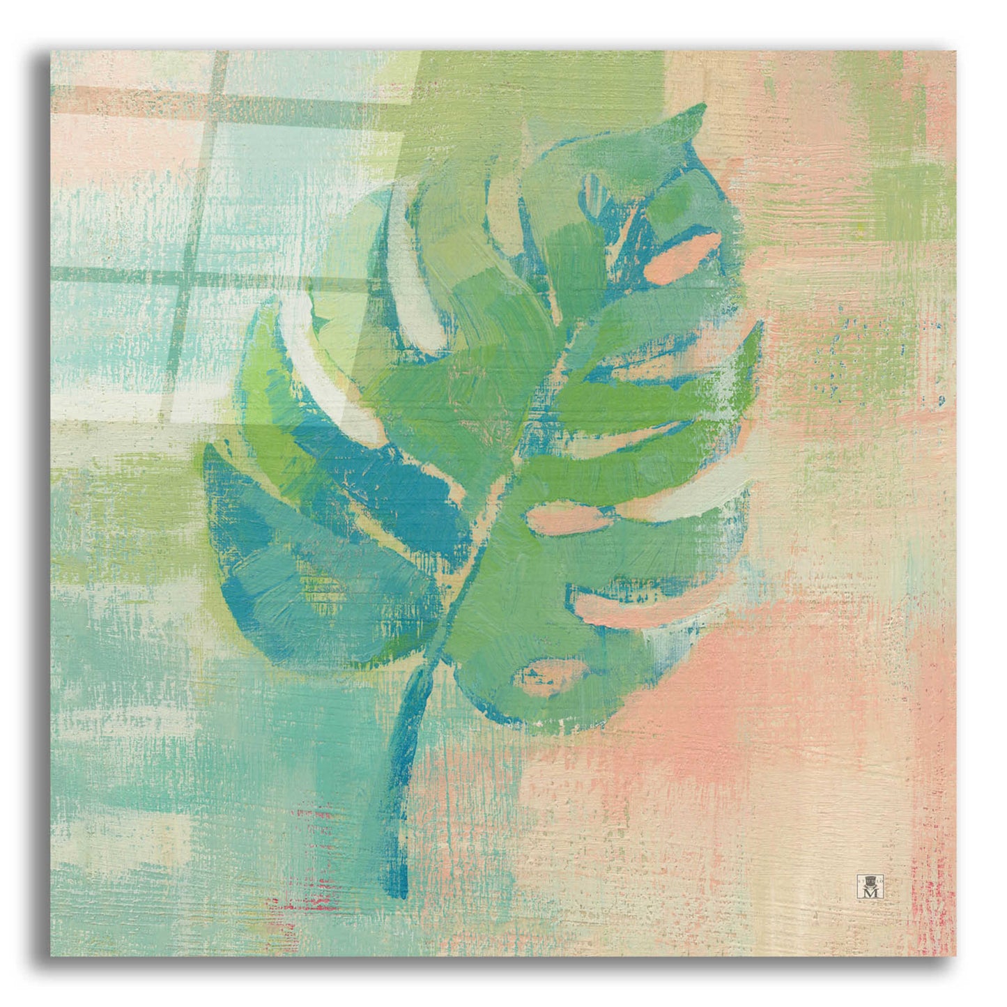 Epic Art 'Beach Cove Leaves I' by Studio Mousseau, Acrylic Glass Wall Art