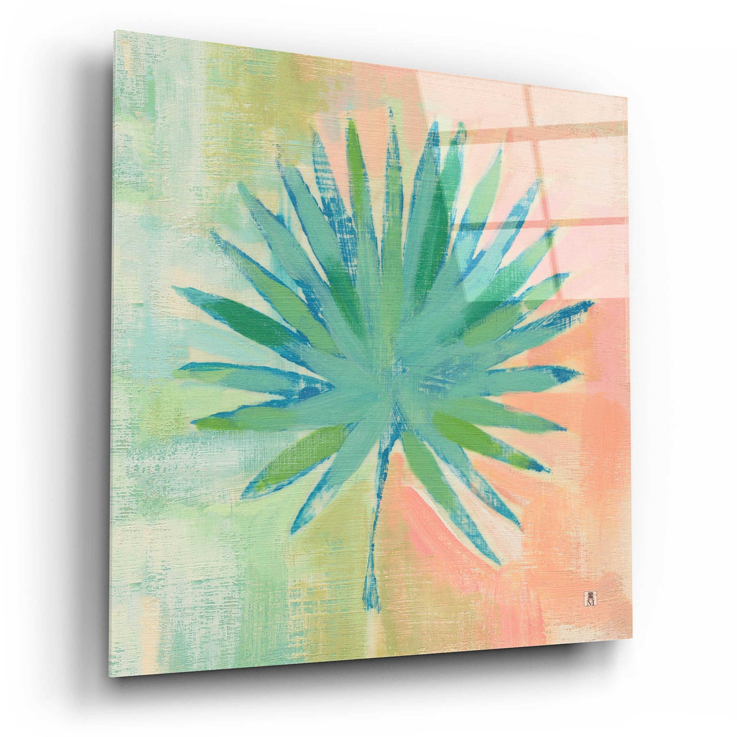 Epic Art 'Beach Cove Leaves II' by Studio Mousseau, Acrylic Glass Wall Art,12x12