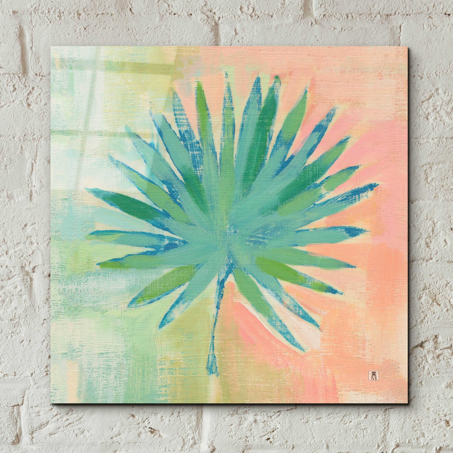 Epic Art 'Beach Cove Leaves II' by Studio Mousseau, Acrylic Glass Wall Art,12x12