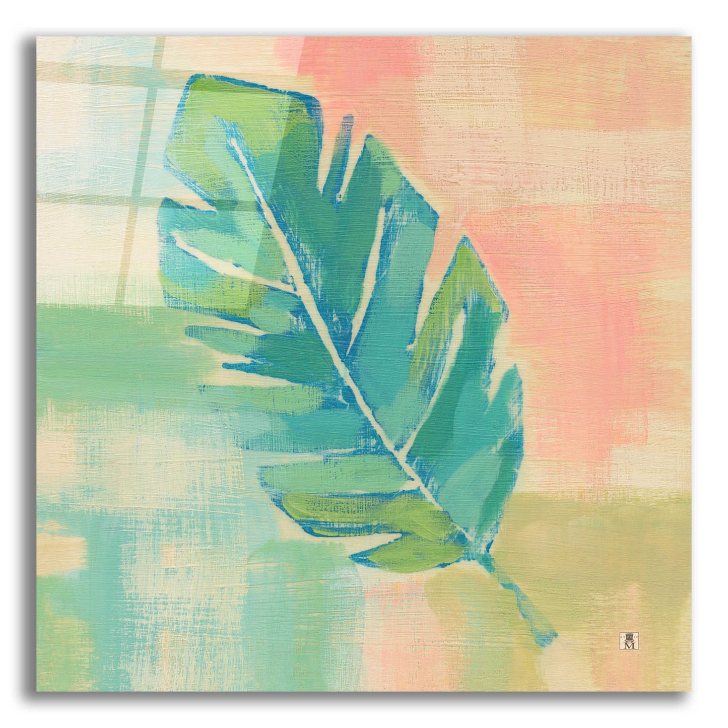 Epic Art 'Beach Cove Leaves III' by Studio Mousseau, Acrylic Glass Wall Art