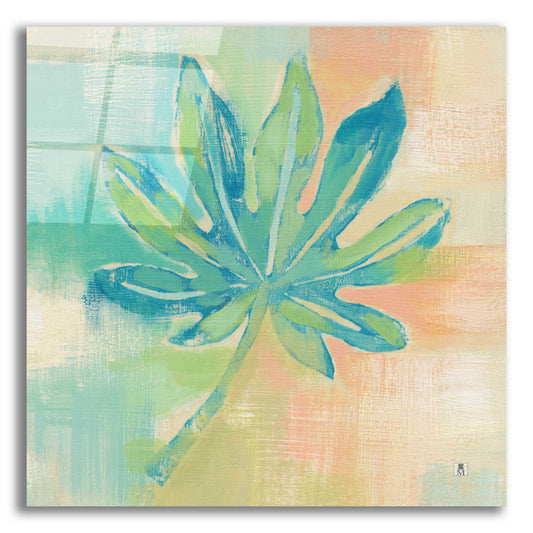 Epic Art 'Beach Cove Leaves IV' by Studio Mousseau, Acrylic Glass Wall Art