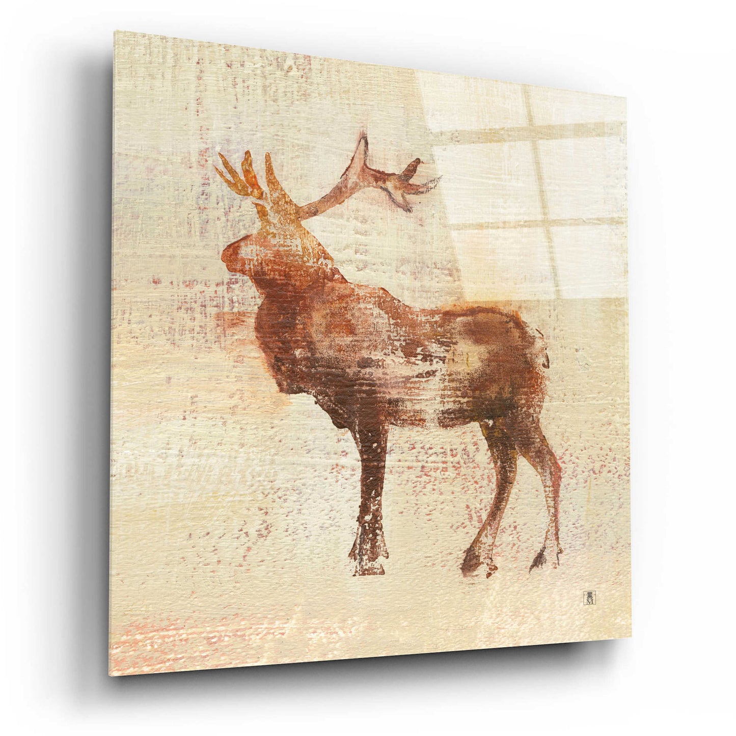 Epic Art 'Elk Study' by Studio Mousseau, Acrylic Glass Wall Art,12x12