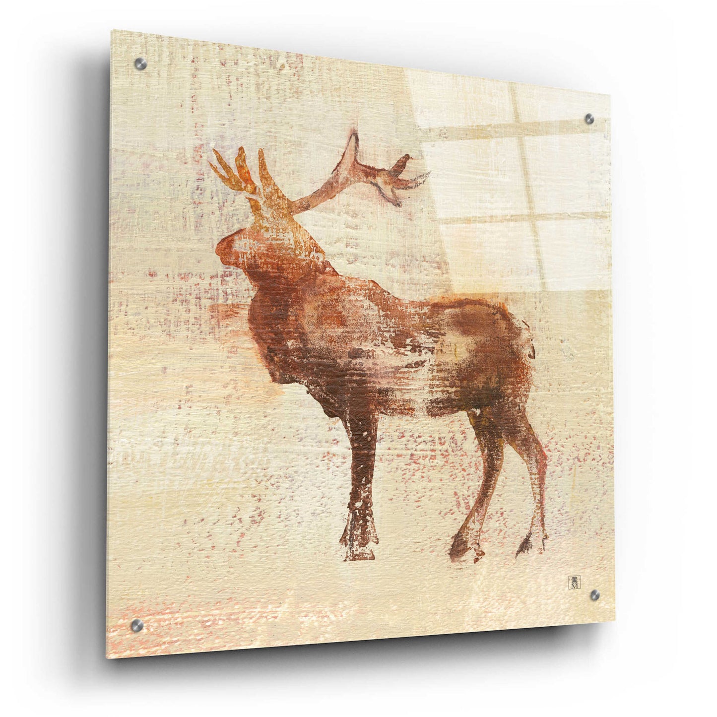 Epic Art 'Elk Study' by Studio Mousseau, Acrylic Glass Wall Art,24x24