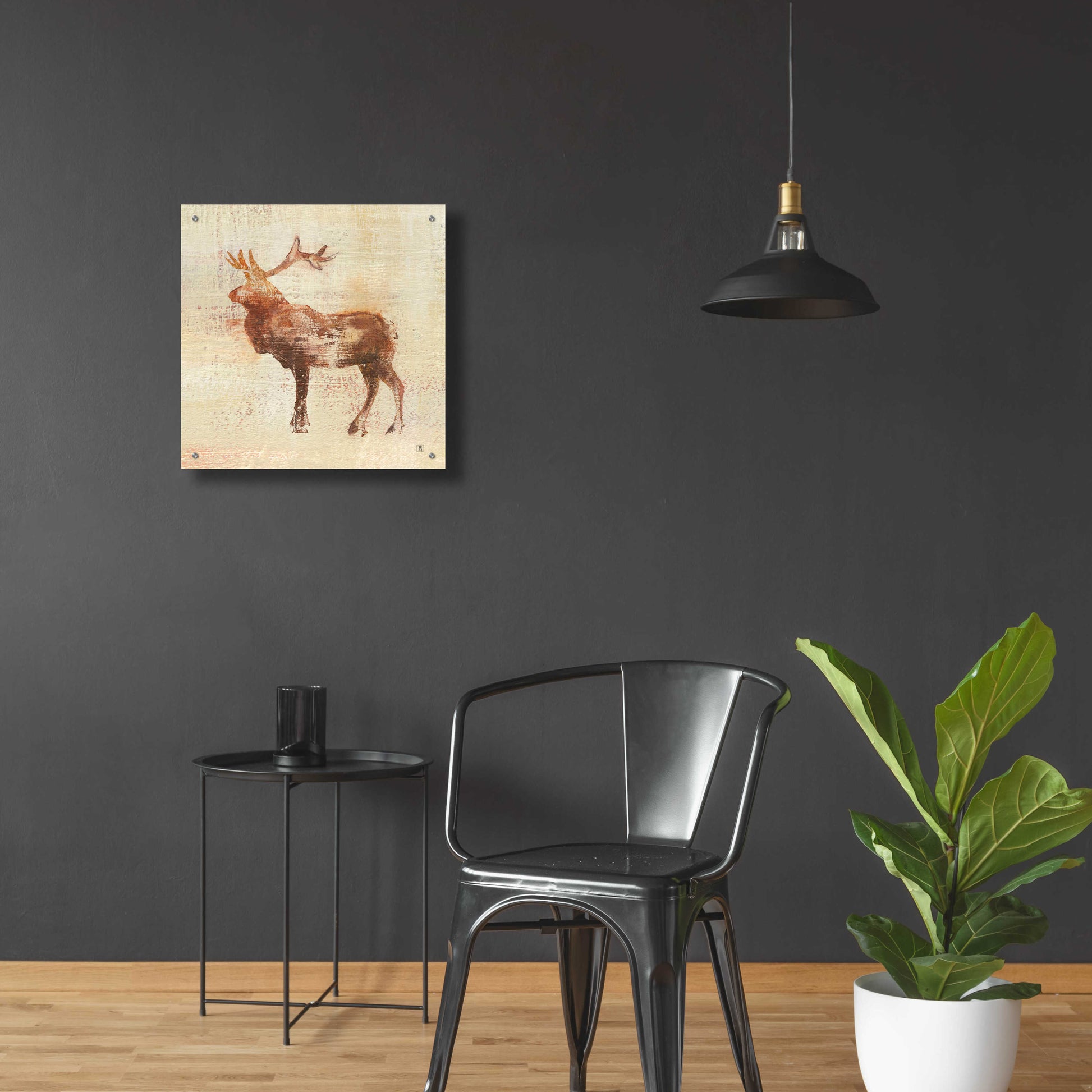 Epic Art 'Elk Study' by Studio Mousseau, Acrylic Glass Wall Art,24x24