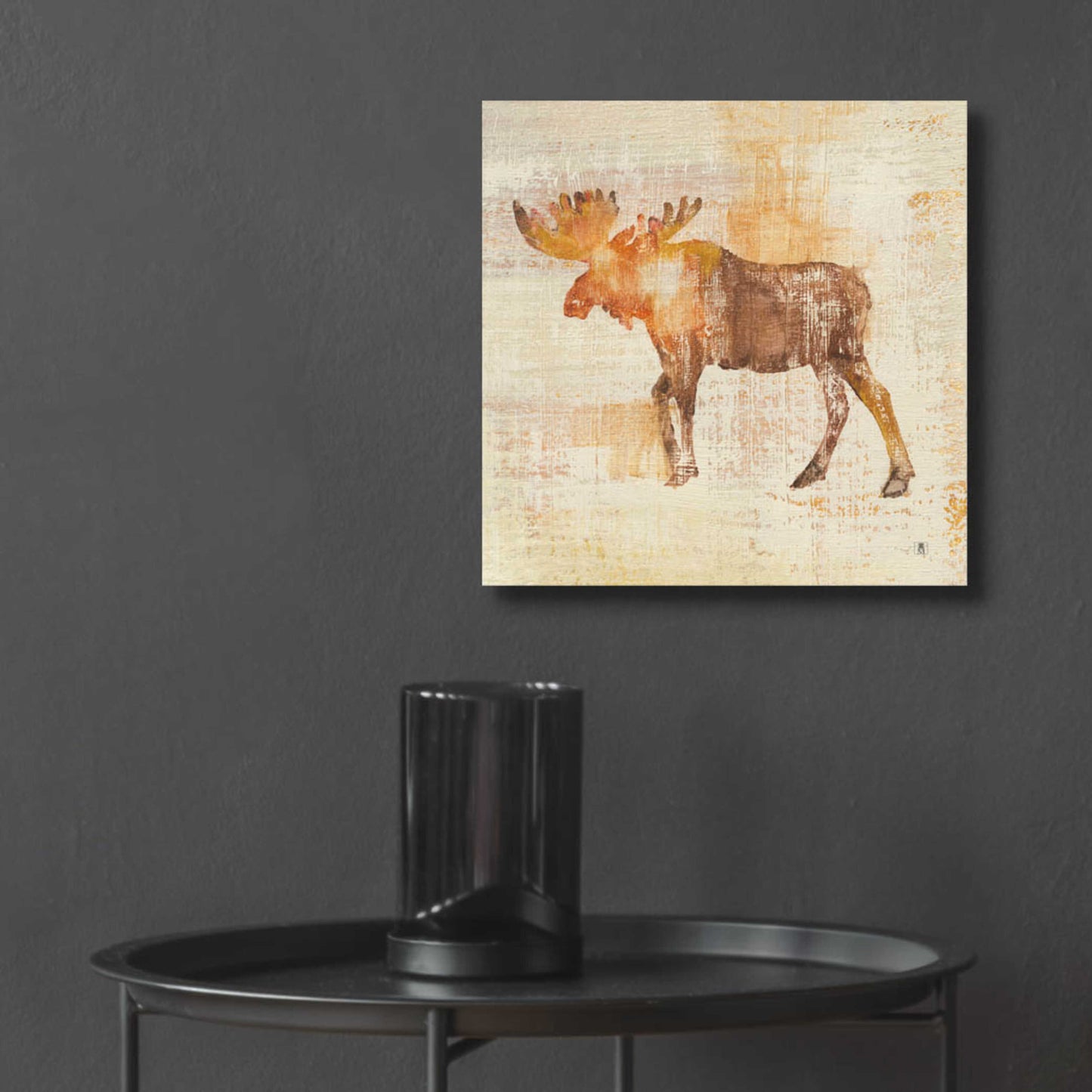 Epic Art 'Moose Study' by Studio Mousseau, Acrylic Glass Wall Art,12x12