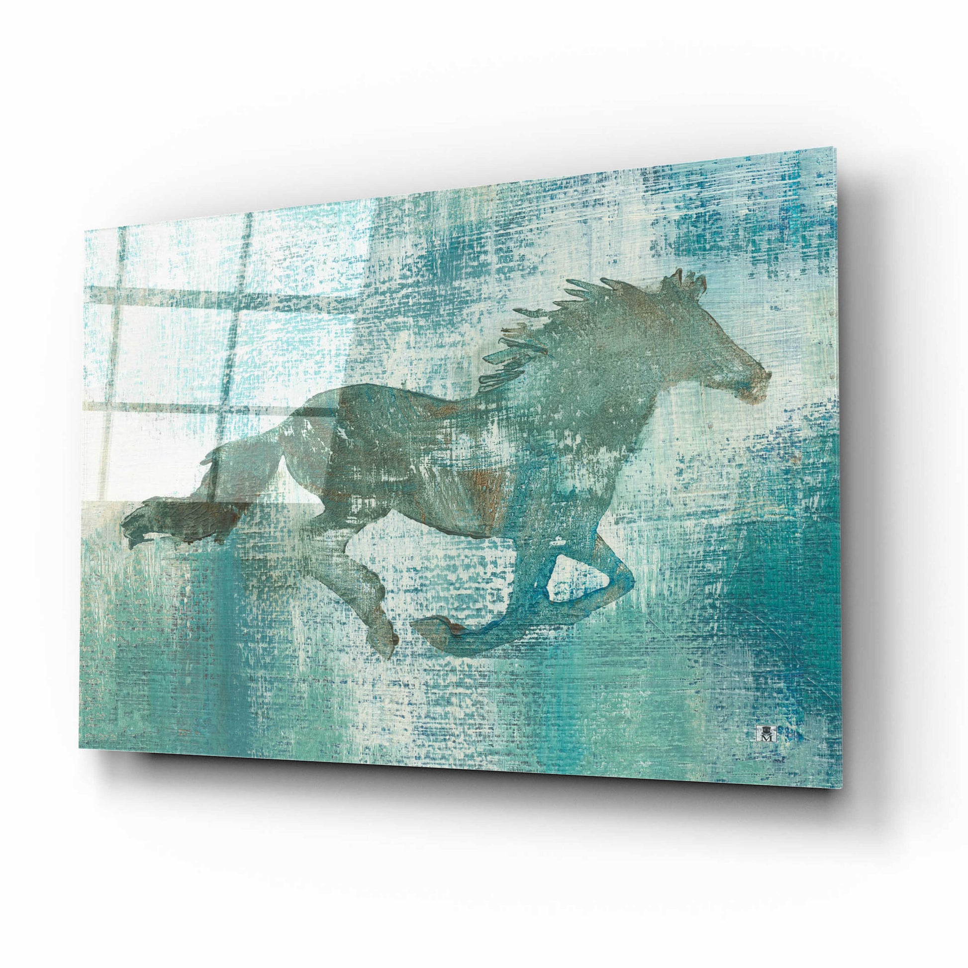 Epic Art 'Mustang Study' by Studio Mousseau, Acrylic Glass Wall Art,16x12